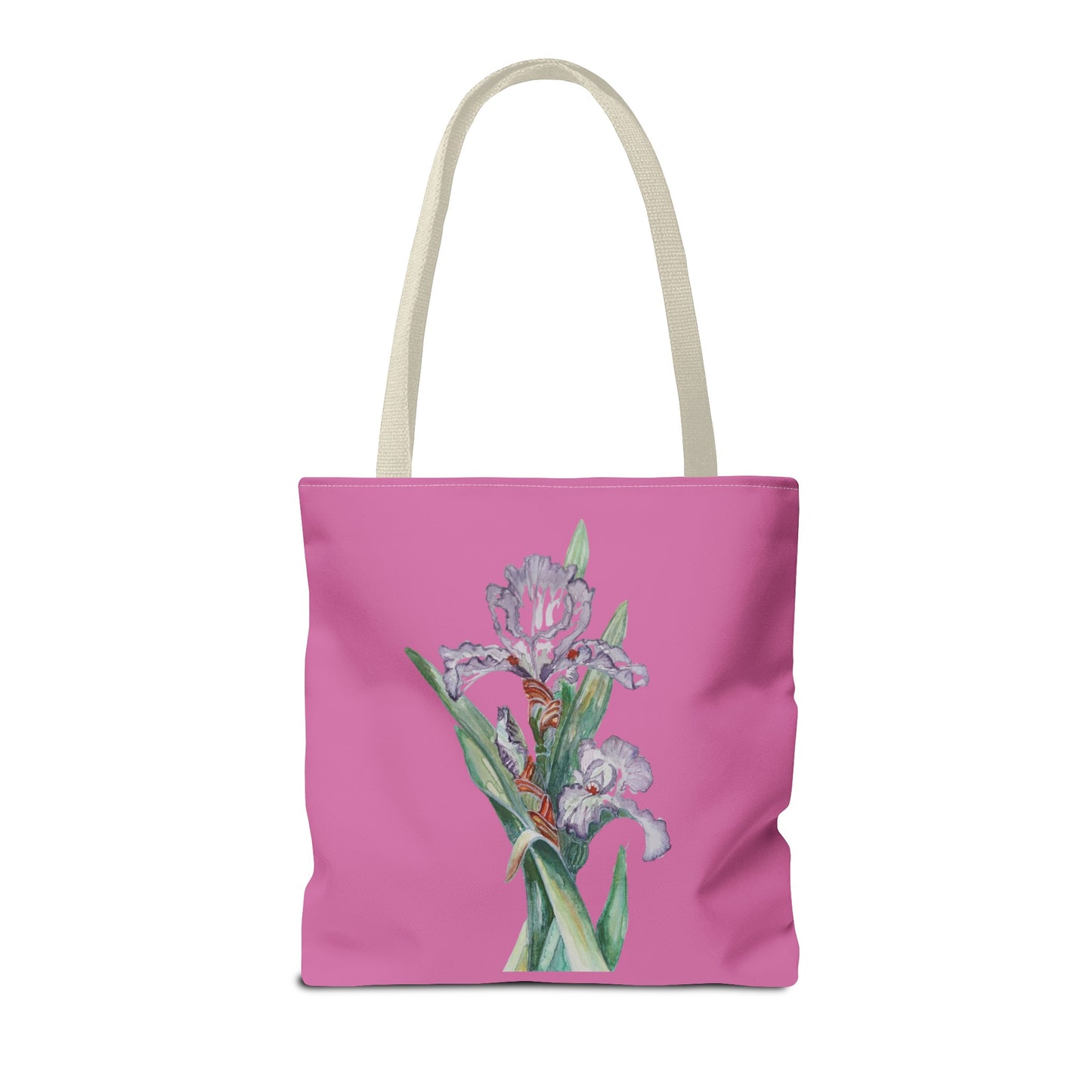 Tote Bag - No. 272 - Purple Orchid on Pink