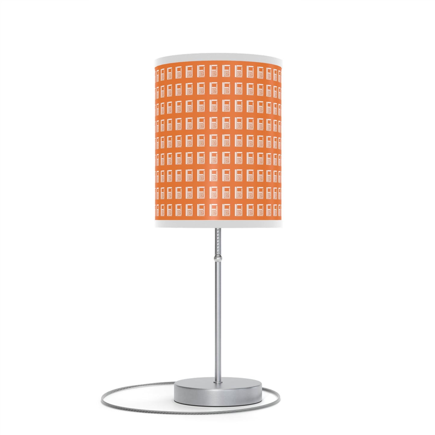 Lamp on a Stand, US|CA plug, No. 000OE - White Logo on Orange