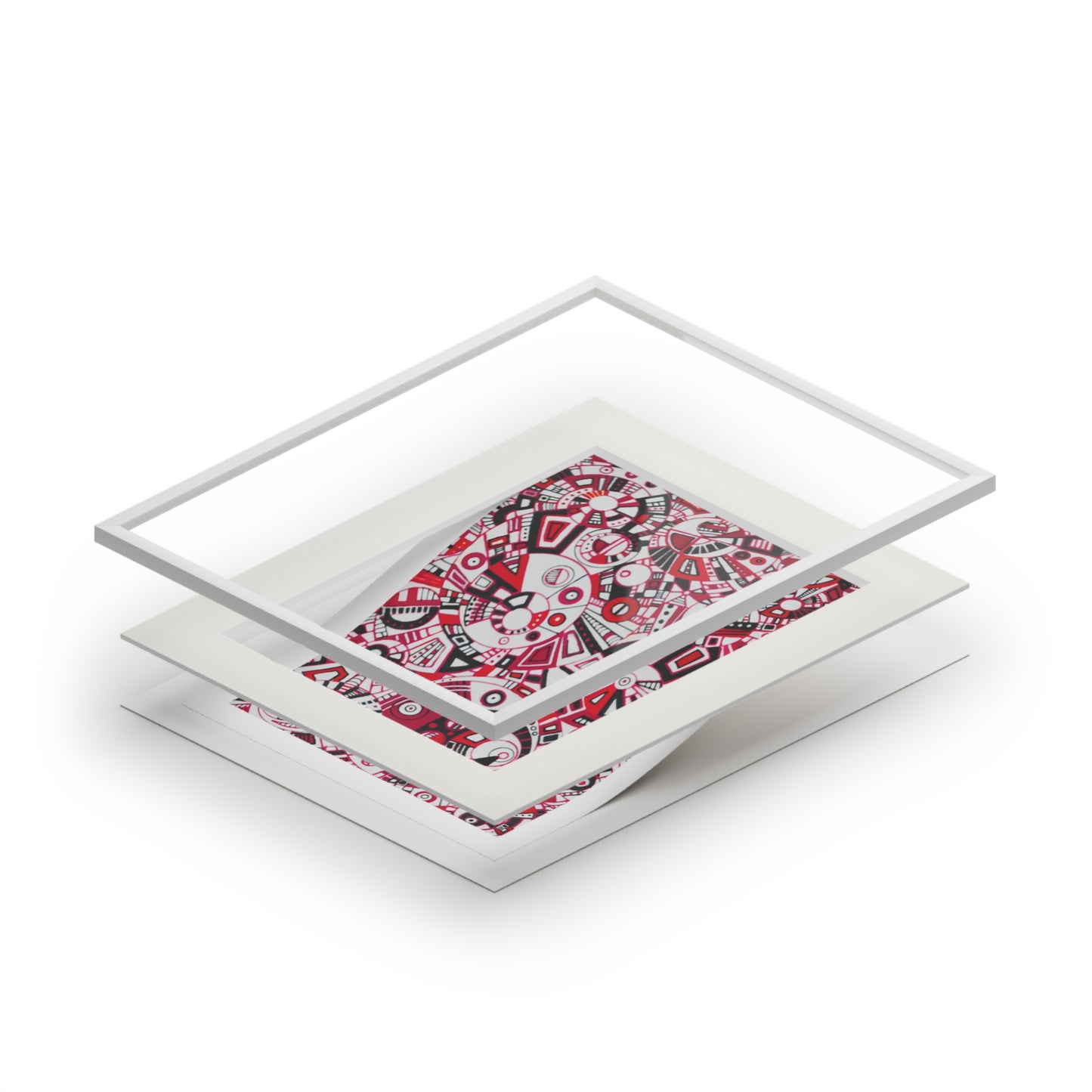Fine Art Print (Cardboard Frame) - No. 276 - 'Interlocked'