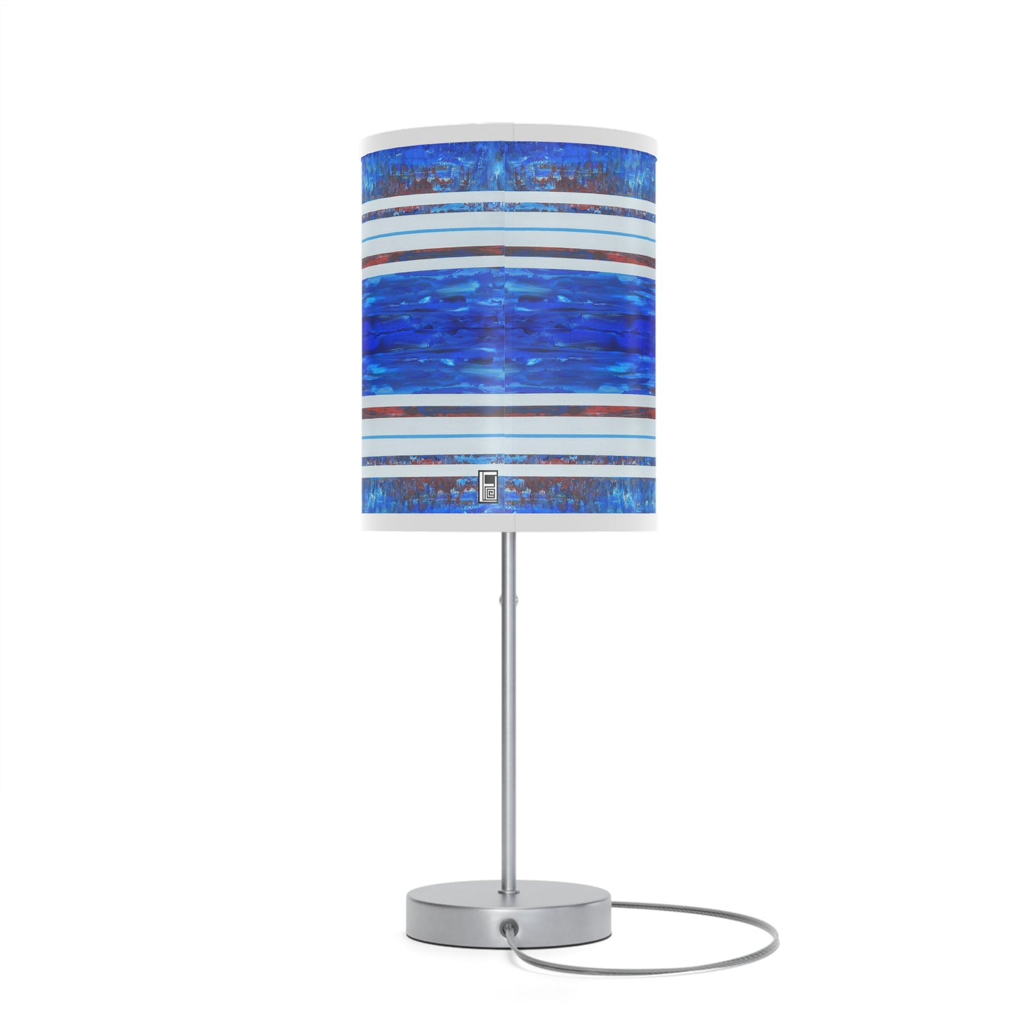 Lamp on a Stand, US|CA plug - No. 140 - 'Thin Blue Line'