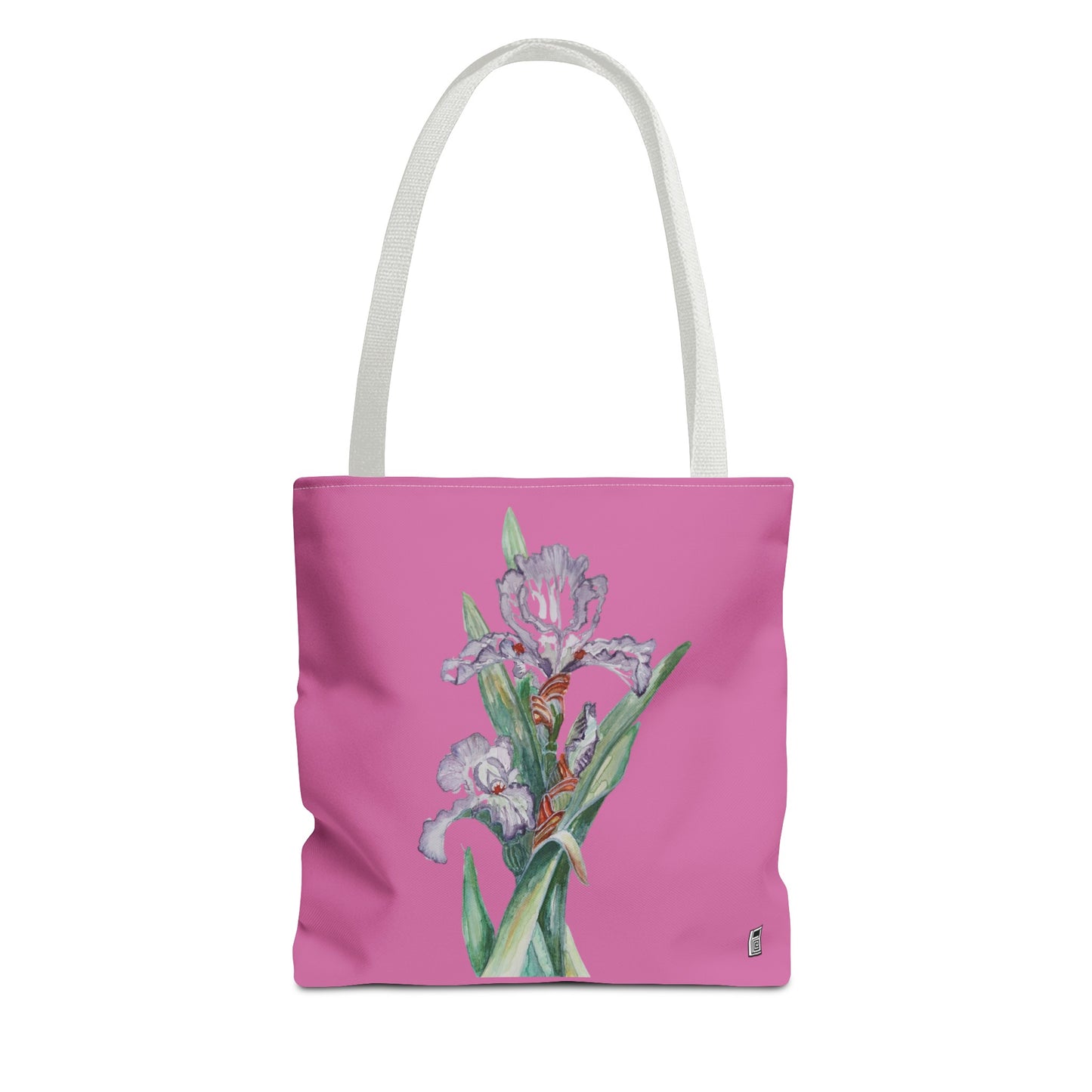 Tote Bag - No. 272 - Purple Orchid on Pink