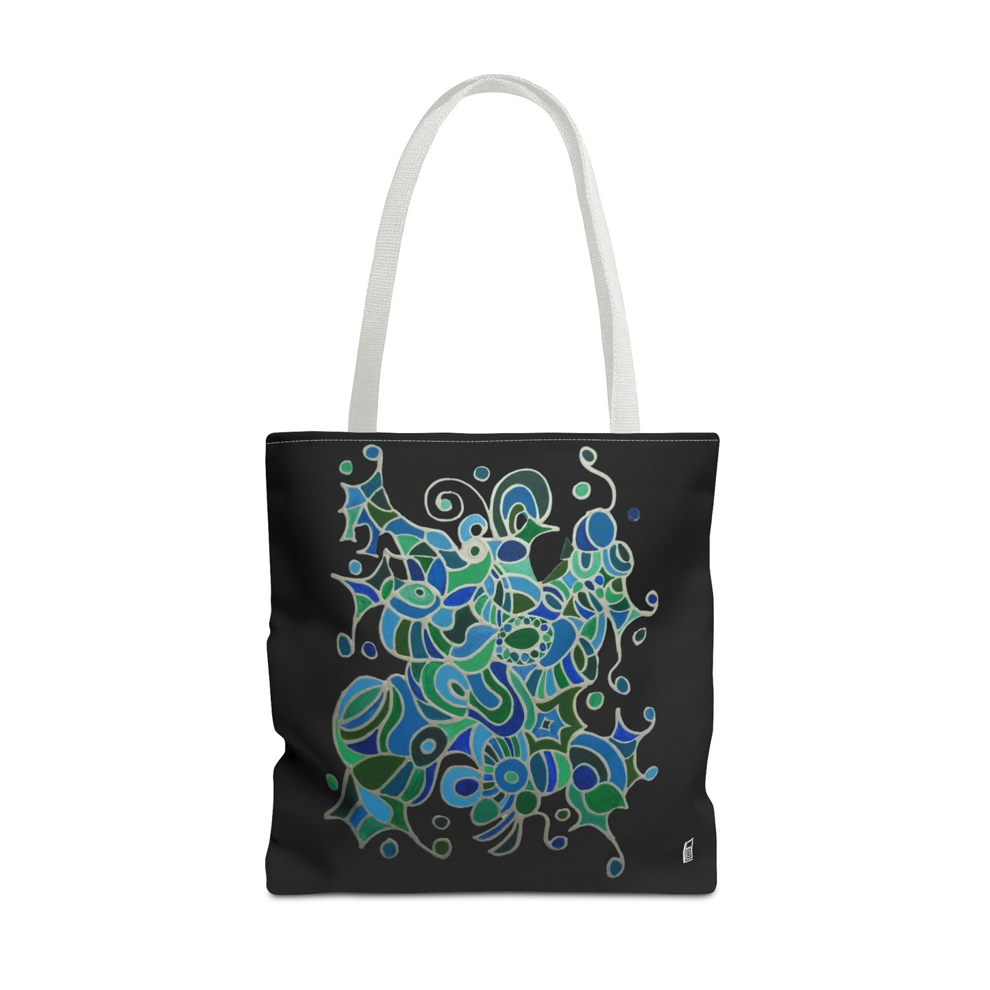 Tote Bag - No.146 - A 'Bird of Paradise' on Black
