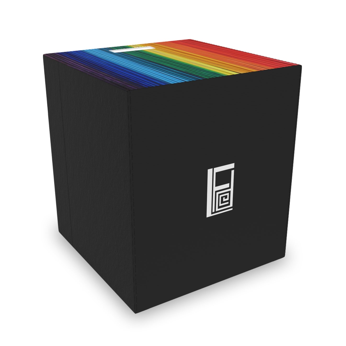 Felt Storage Box - No. 305 - 'Pride' Rainbow - By Irish Artist Fiona de Lacy