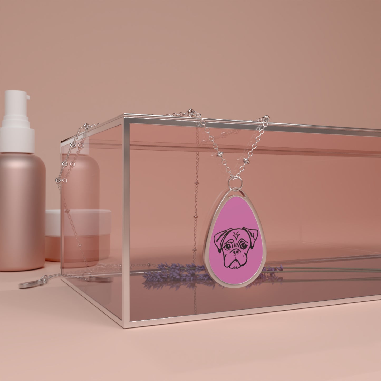 Oval Necklace - No. PUG PK
