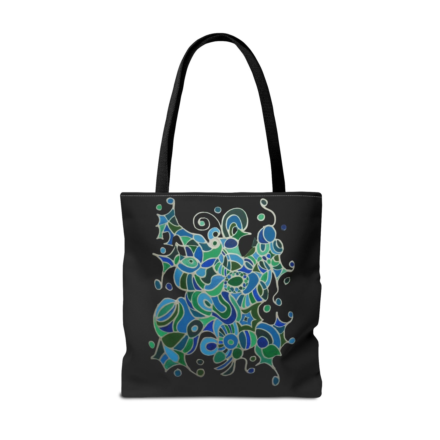 Tote Bag - No.146 - A 'Bird of Paradise' on Black