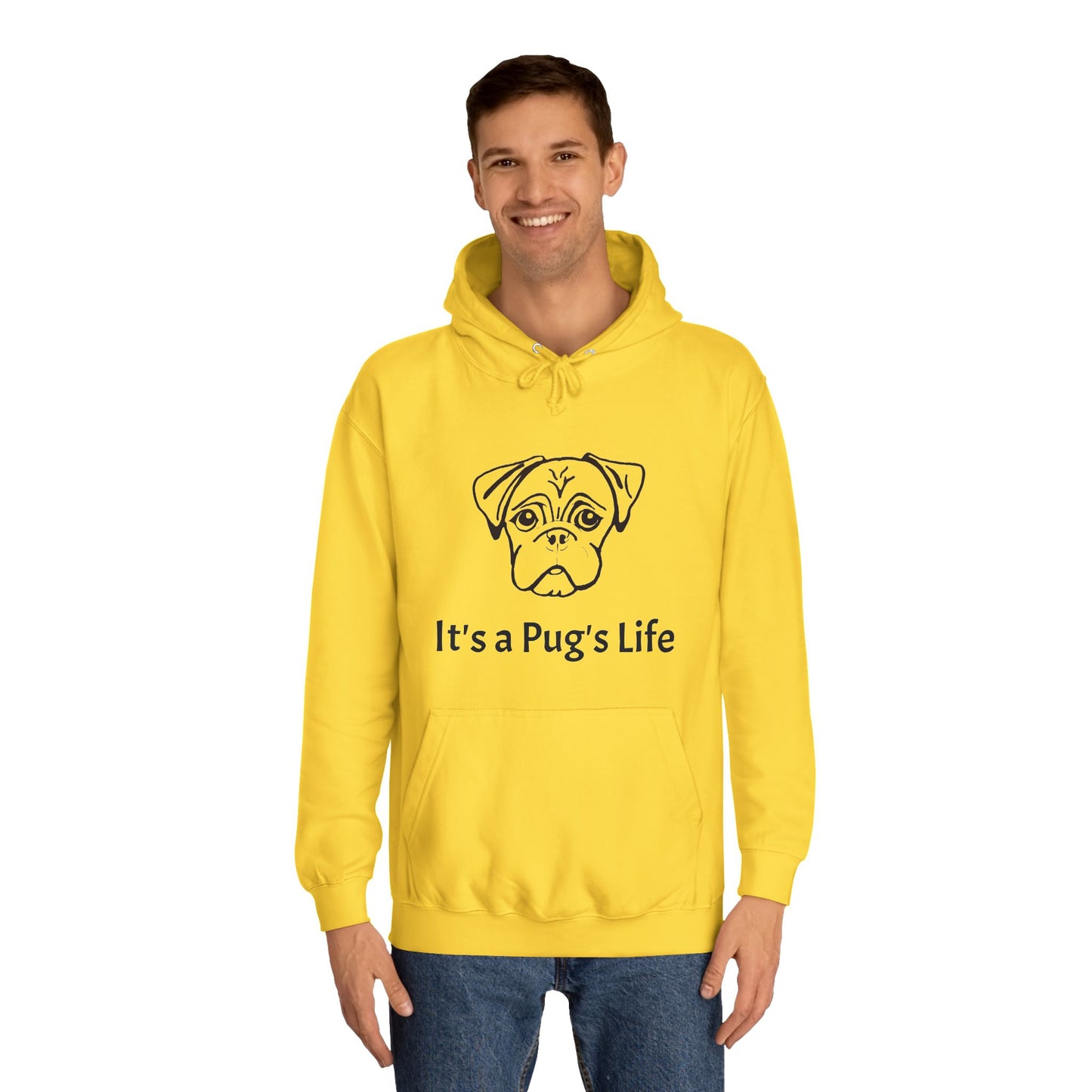 Unisex College Hoodie - PUG