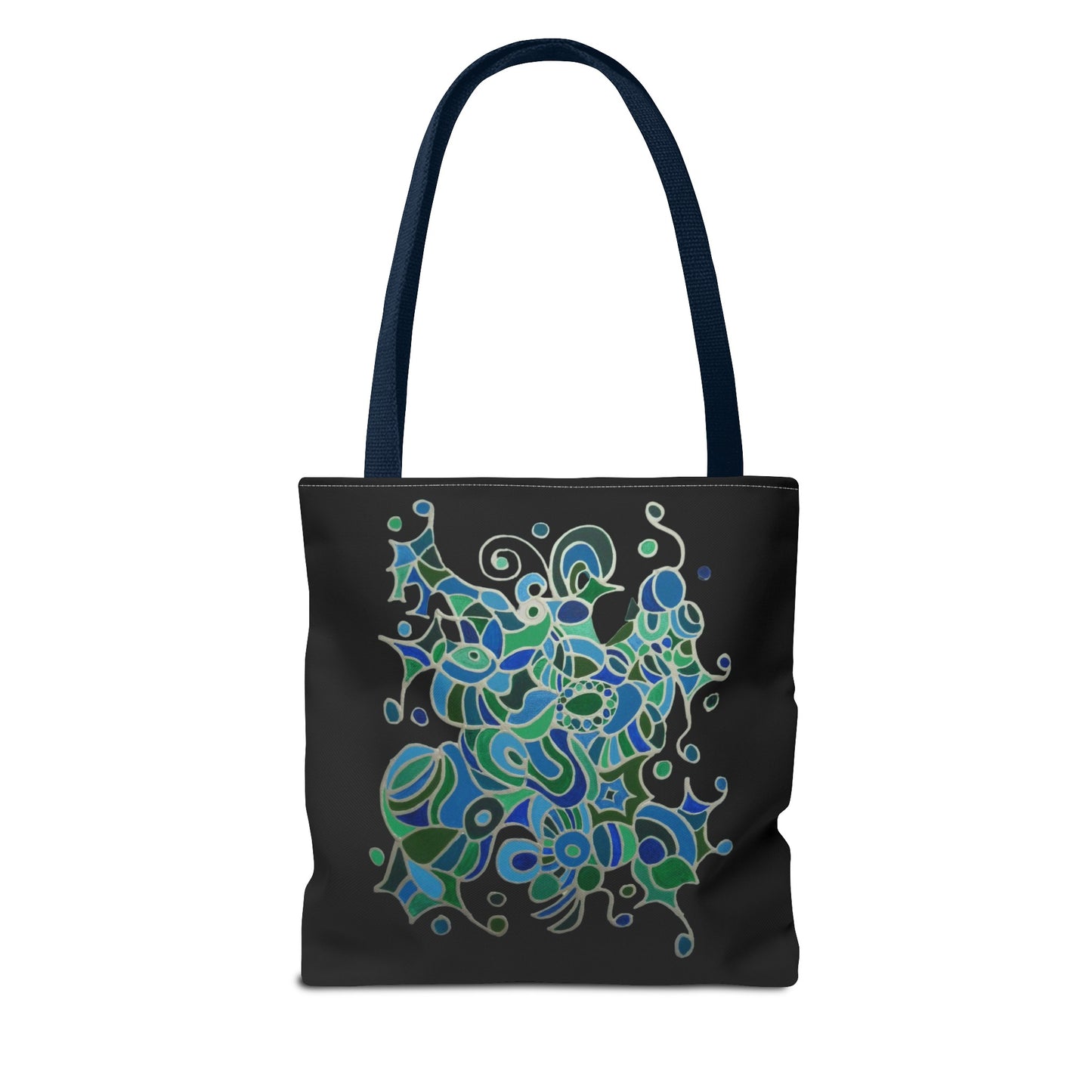 Tote Bag - No.146 - A 'Bird of Paradise' on Black
