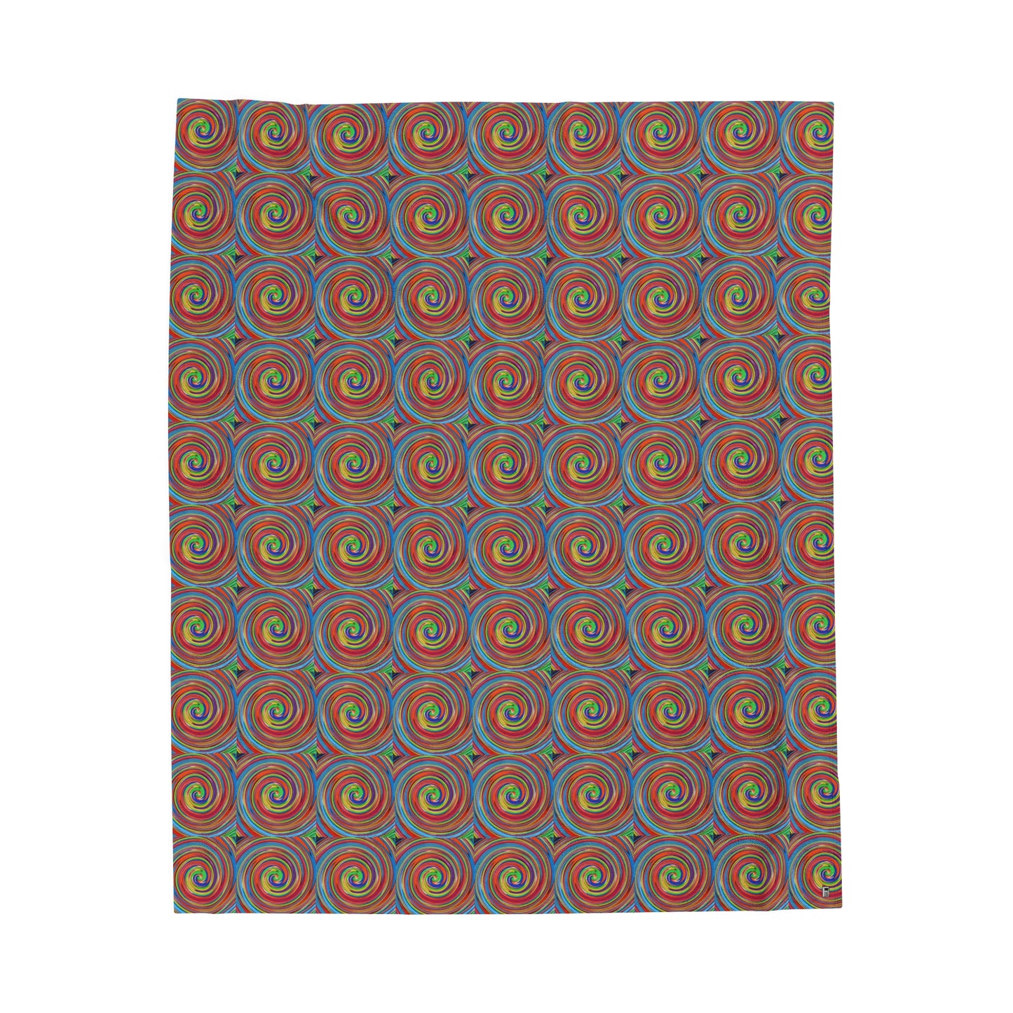 Velveteen Plush Blanket - No. 301 - P/G Swirl