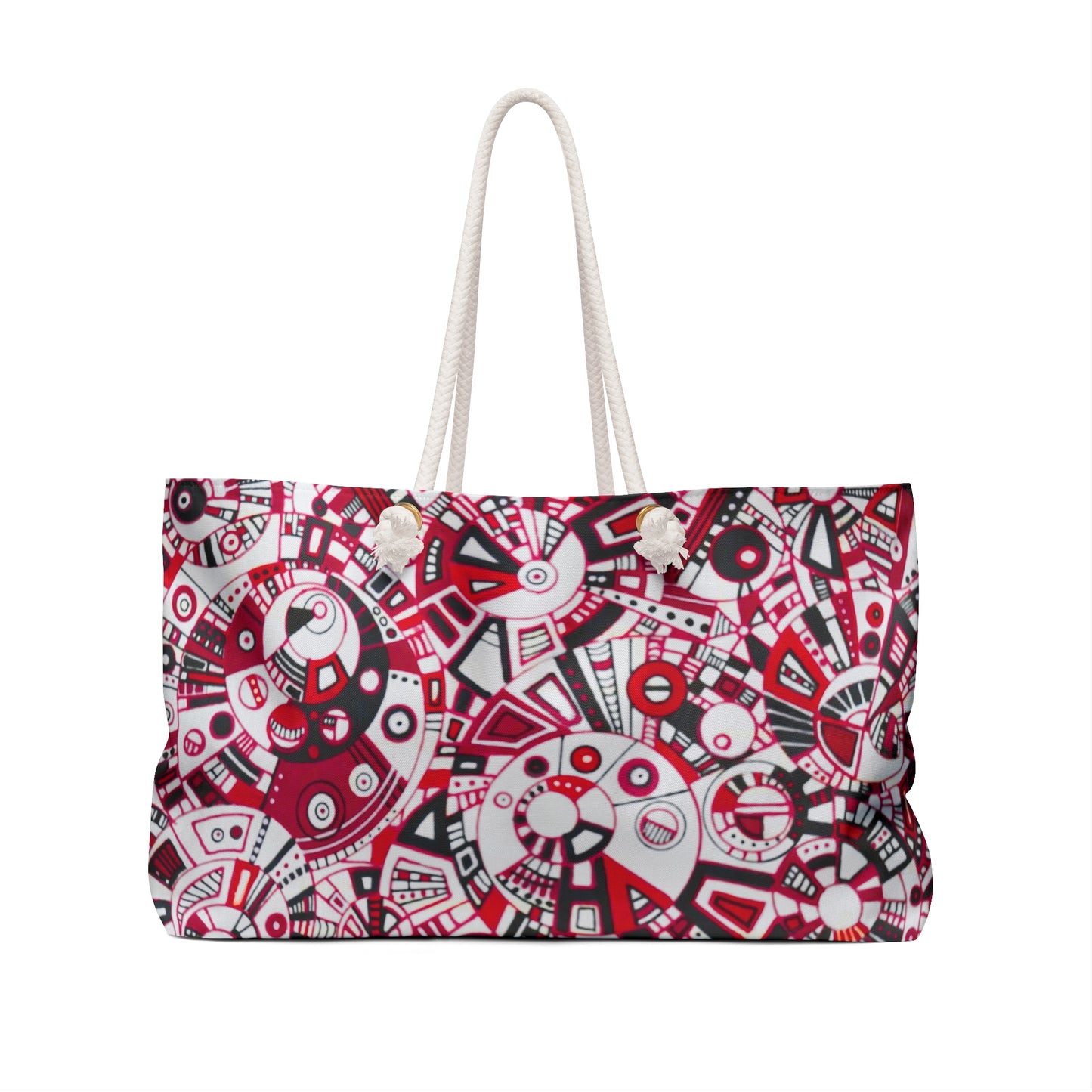 Weekender Bag / Beach Bag / Overnight Bag - No. 276 - 'Interlocked'