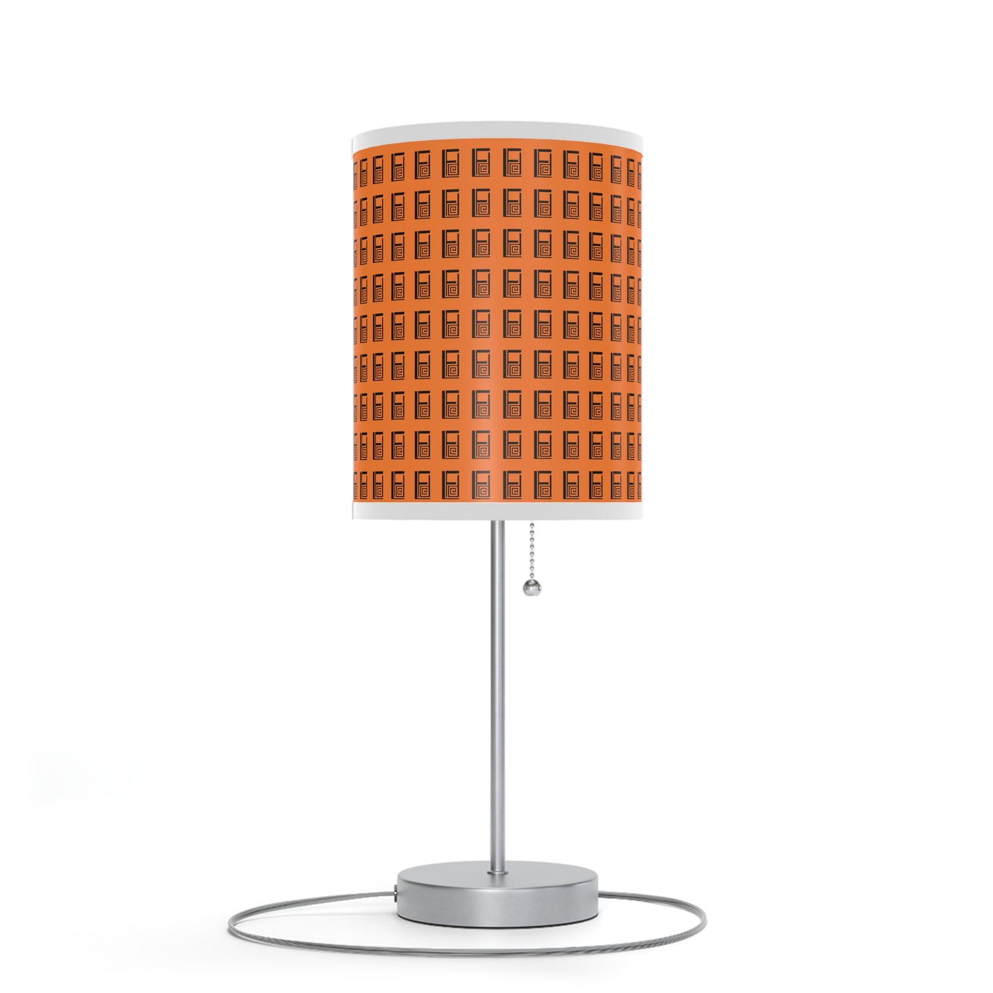 Lamp on a Stand, US|CA plug, No. 000OE - Black Logo on Orange