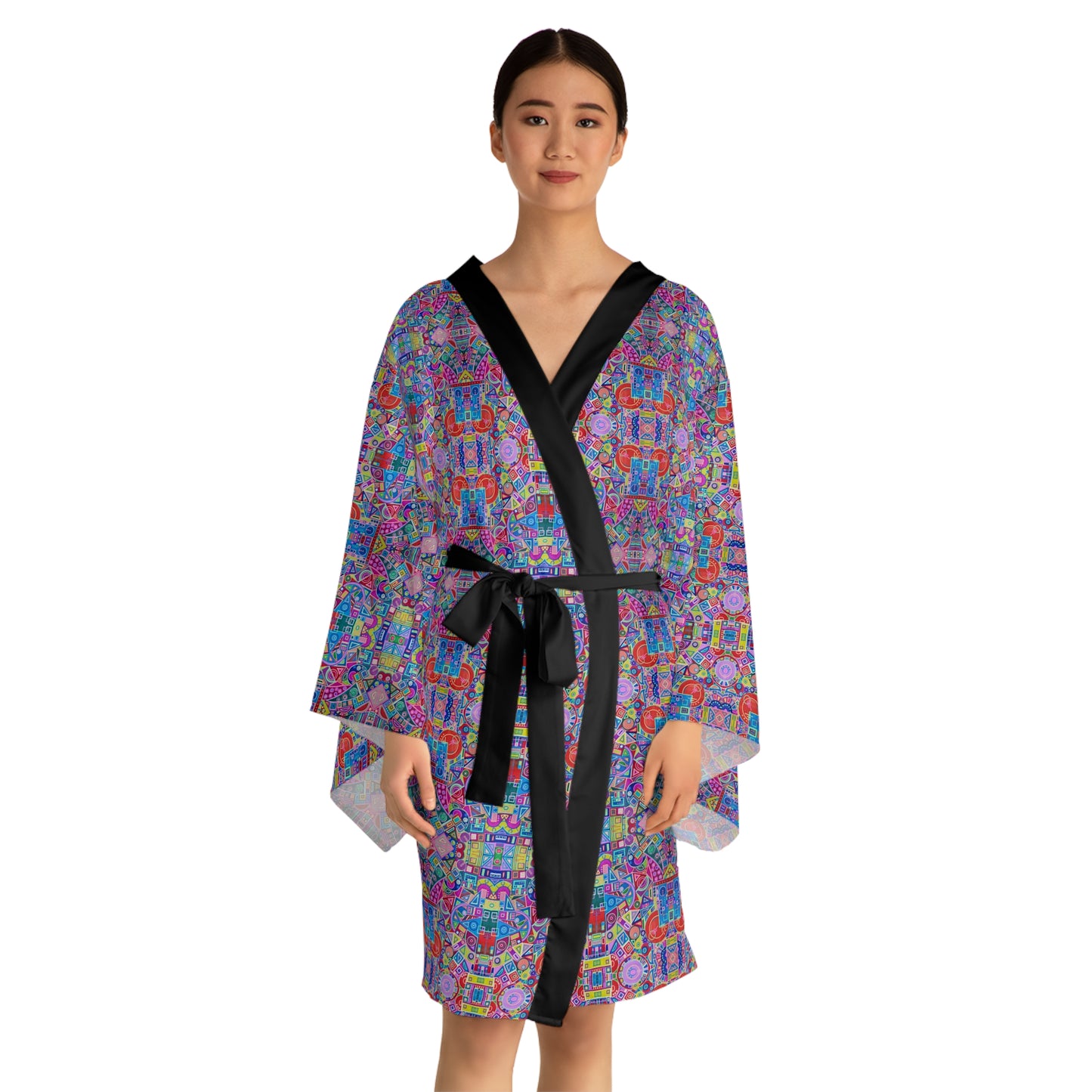 Long Sleeve Kimono Robe - No. 266