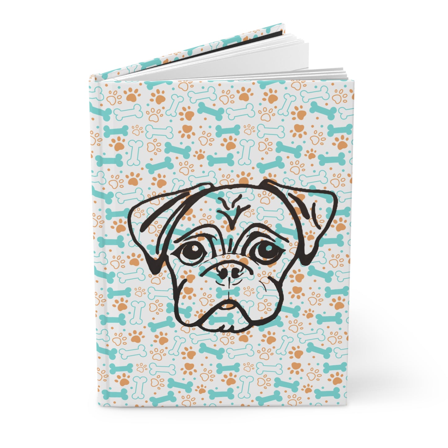 Hardcover Journal Matte (Lined) - PUG