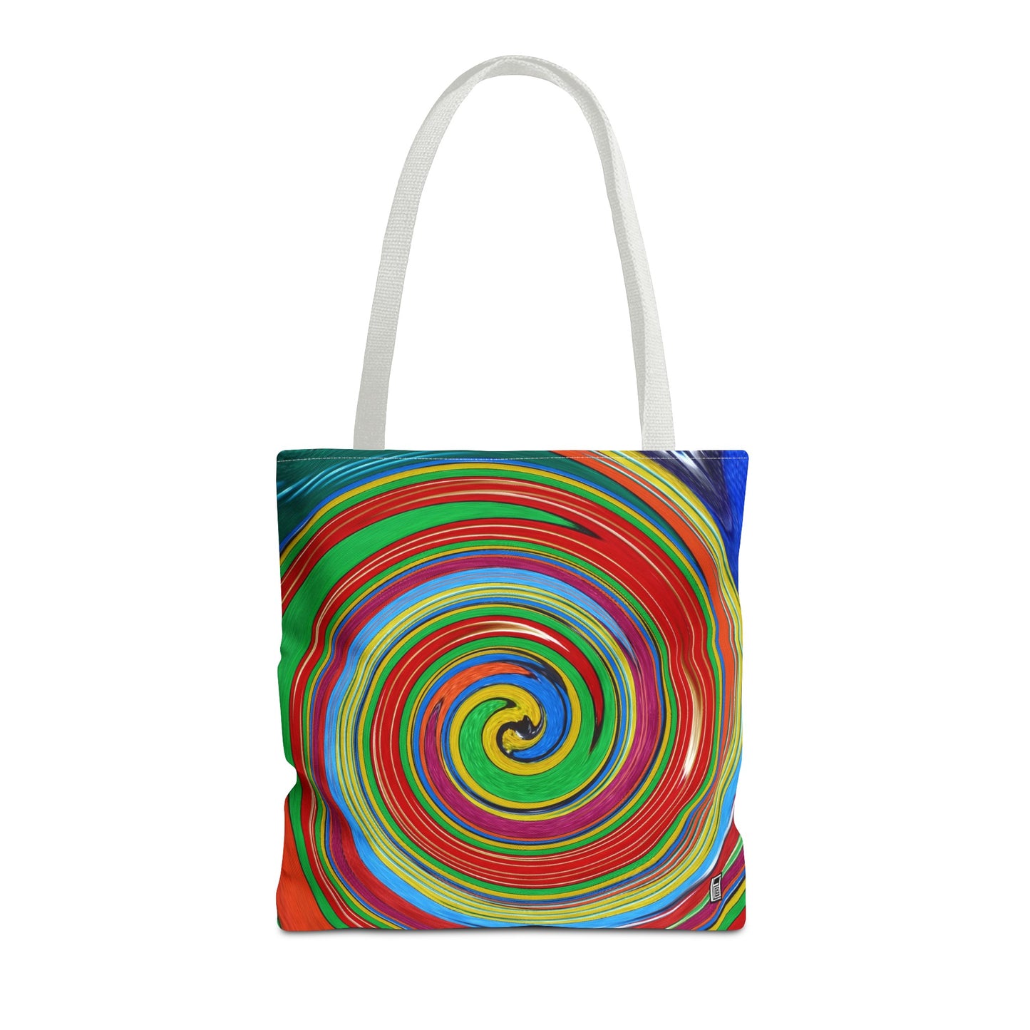 Tote Bag - No.303 - 'Swirl Blue & Orange'