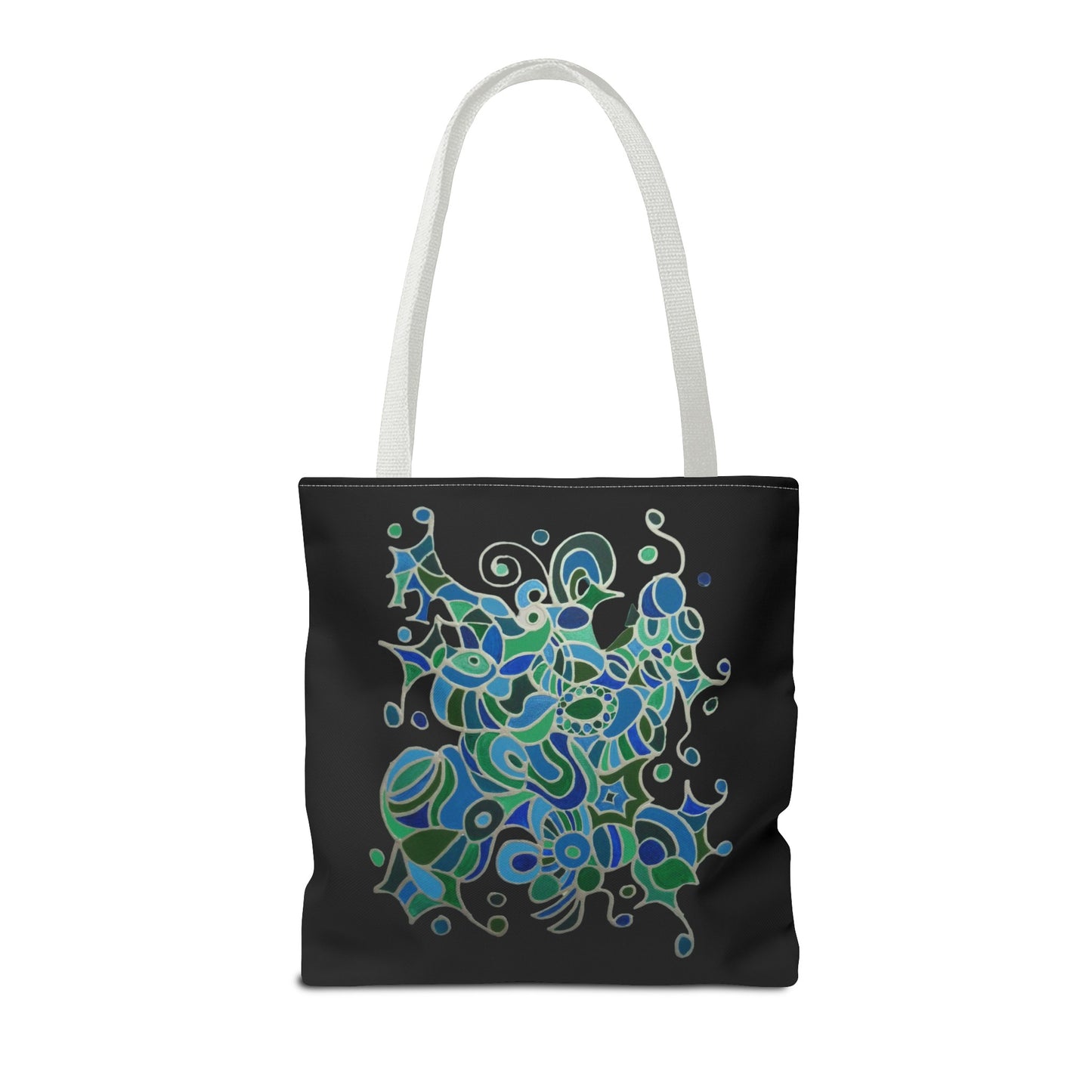 Tote Bag - No.146 - A 'Bird of Paradise' on Black