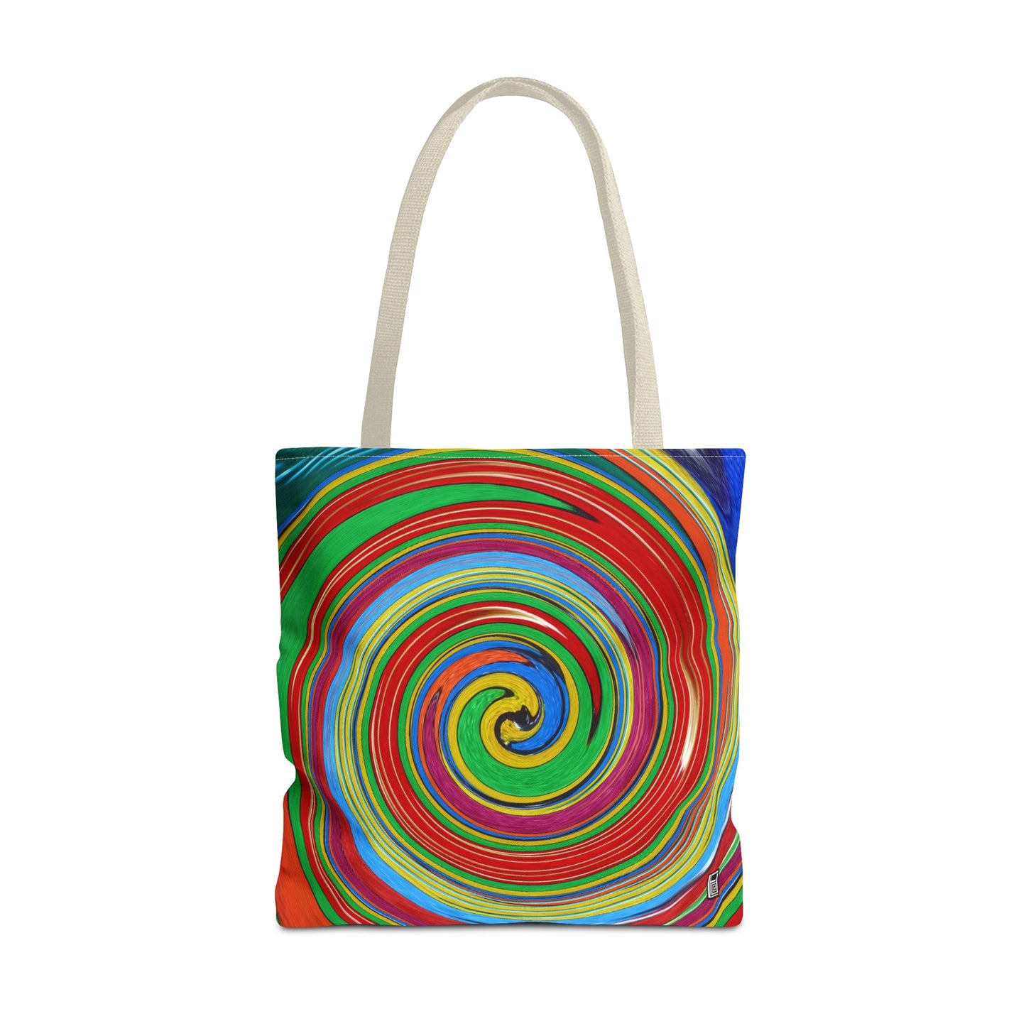Tote Bag - No.303 - 'Swirl Blue & Orange'