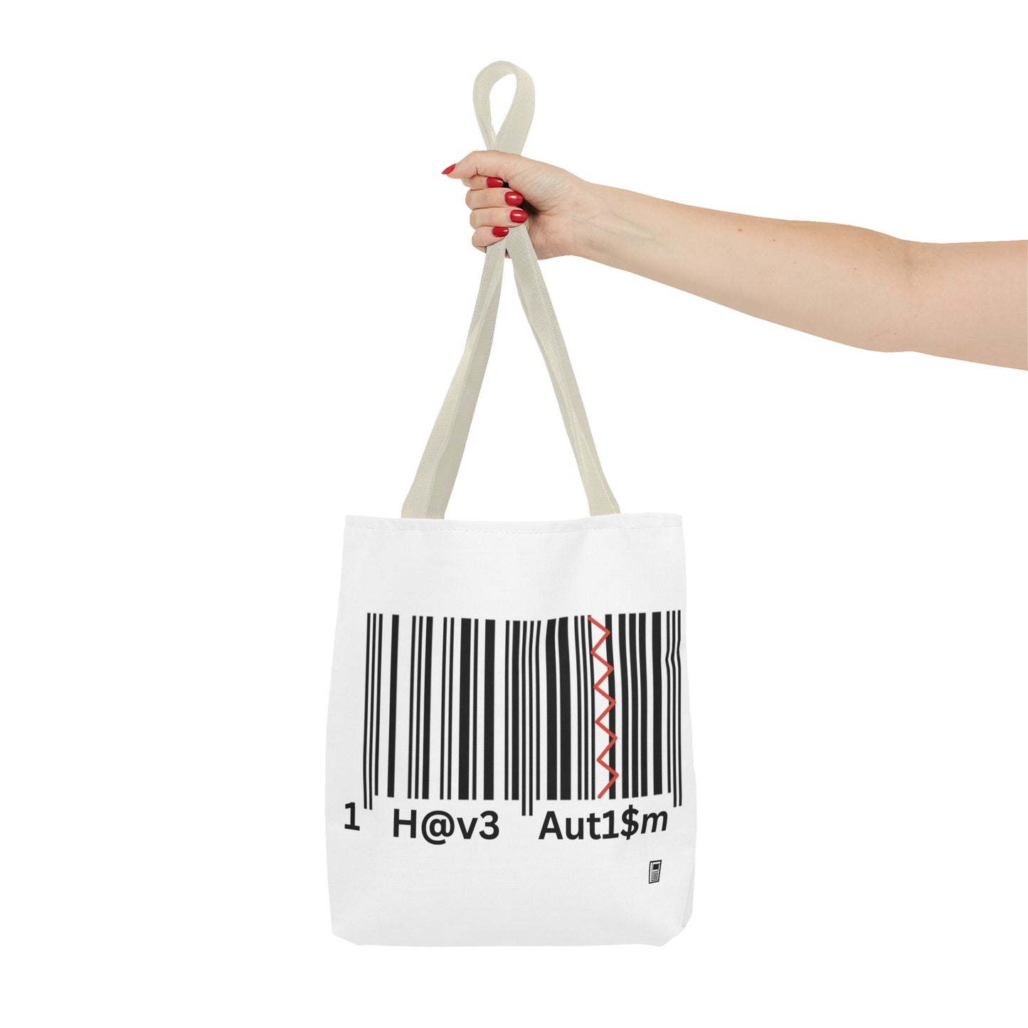 Tote Bag - No. 310 - Black & White 'I Have Autism'
