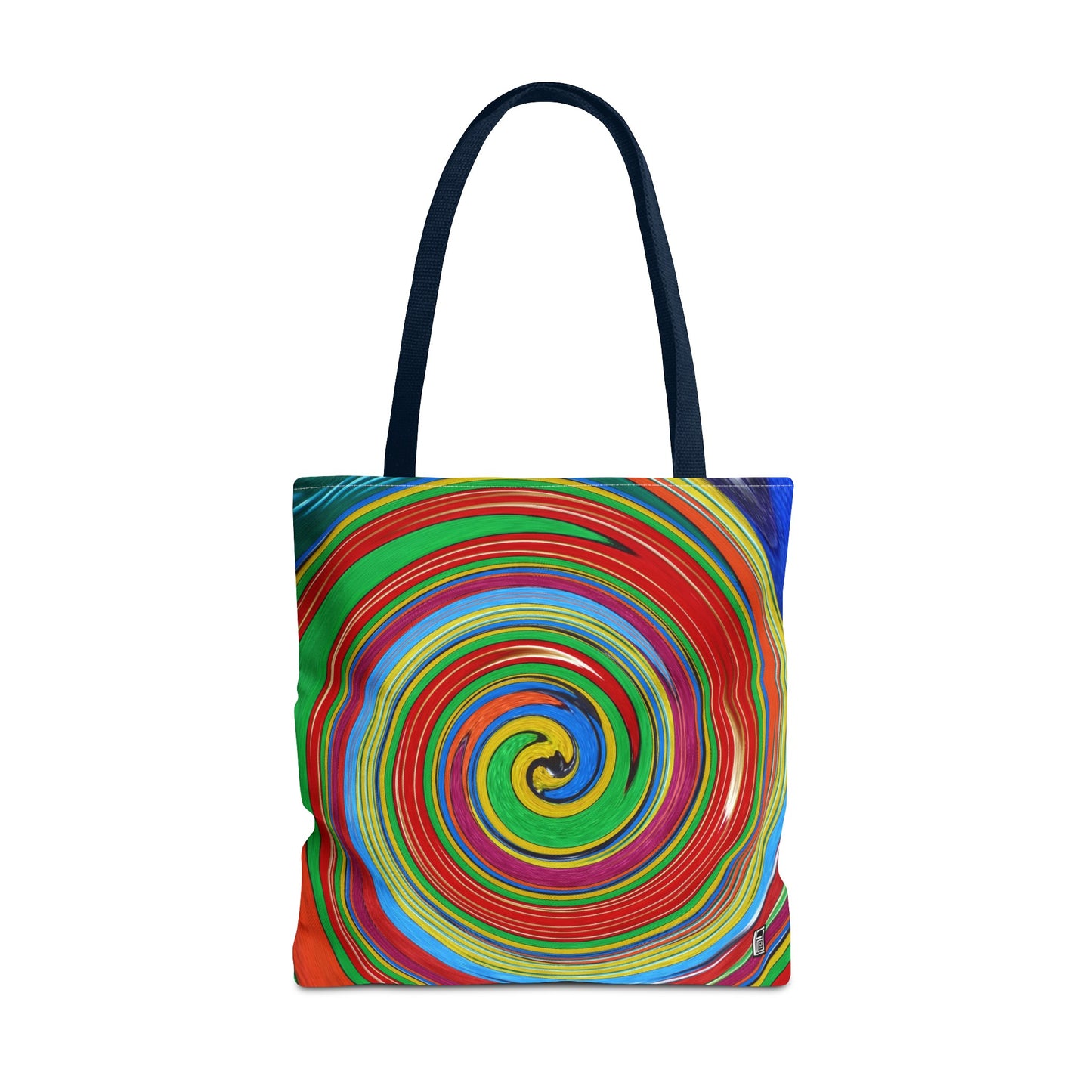 Tote Bag - No.303 - 'Swirl Blue & Orange'