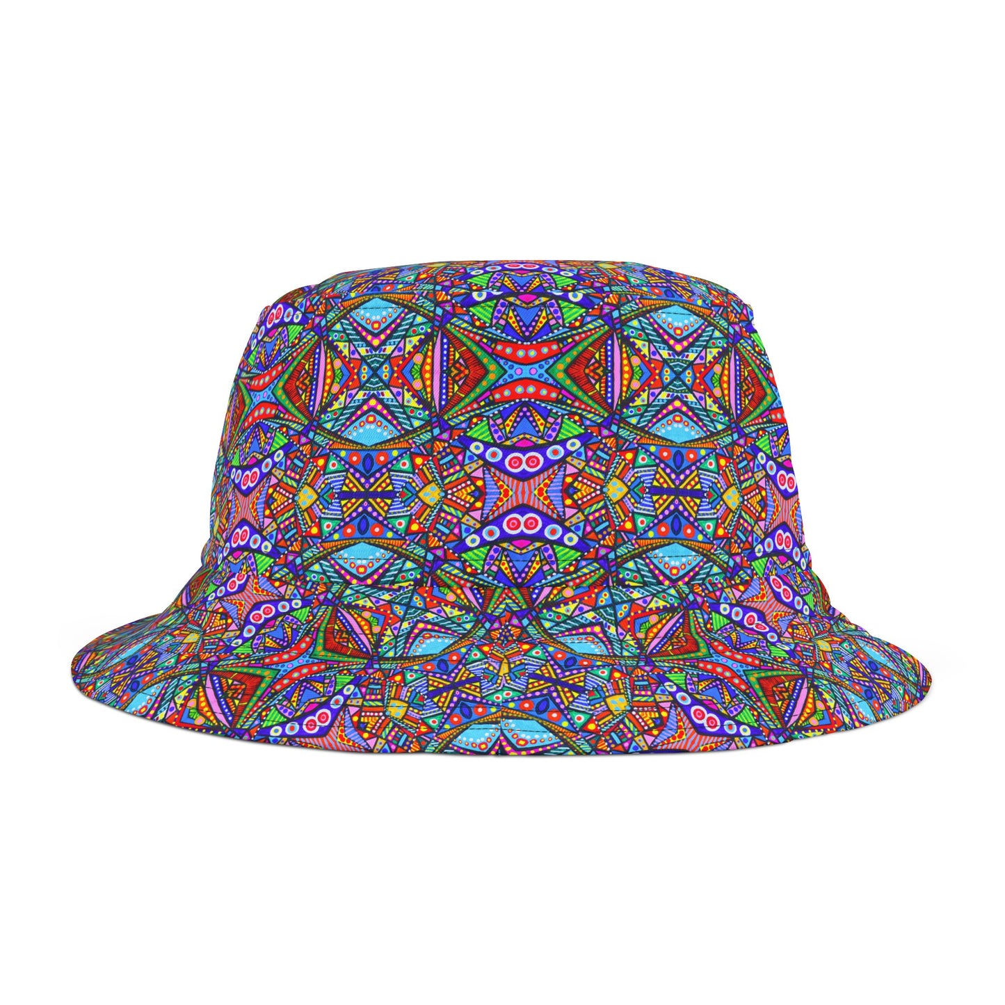 Bucket Hat - No. 291 - Abstract Pattern Navy