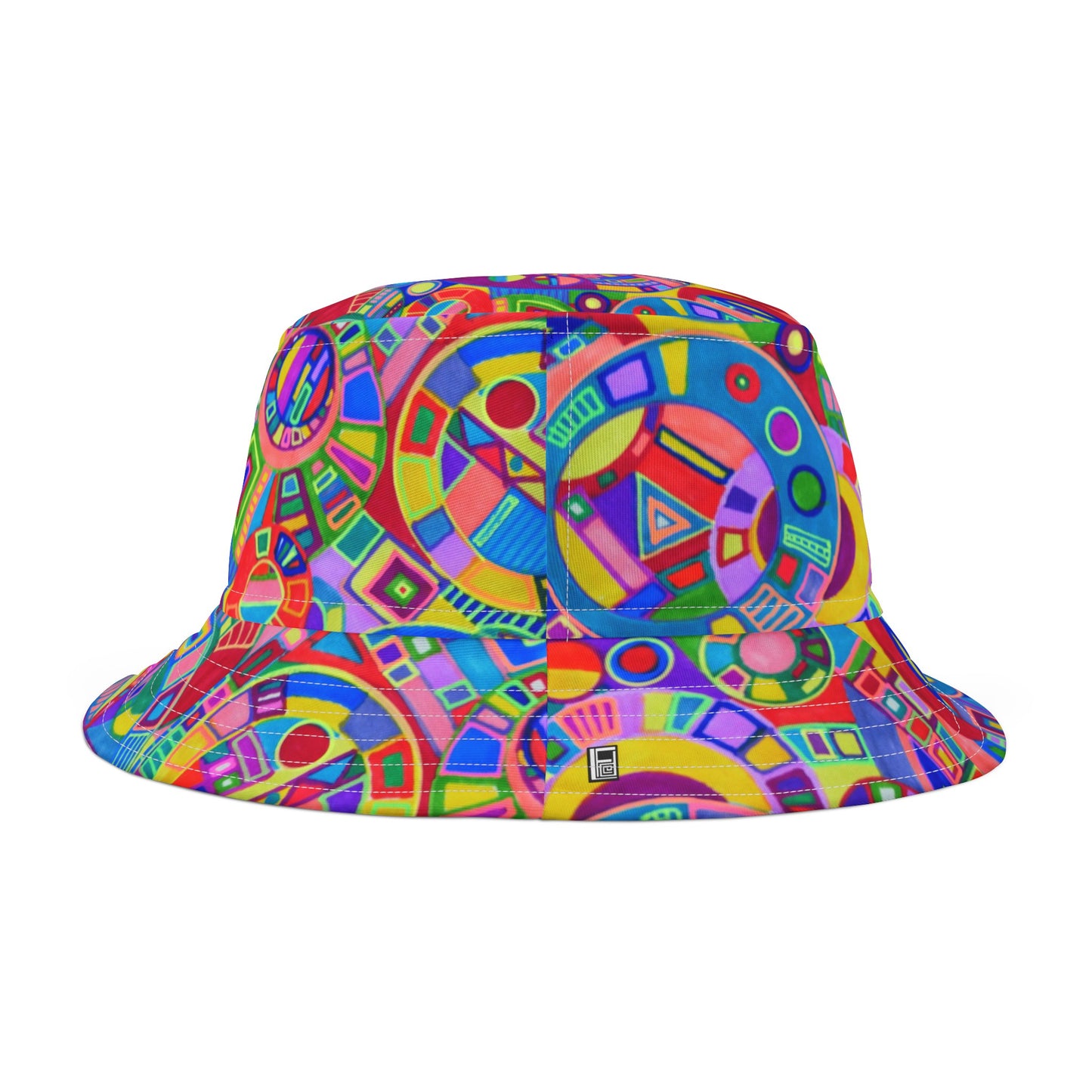 Bucket Hat - No.261 - Multicoloured Circles