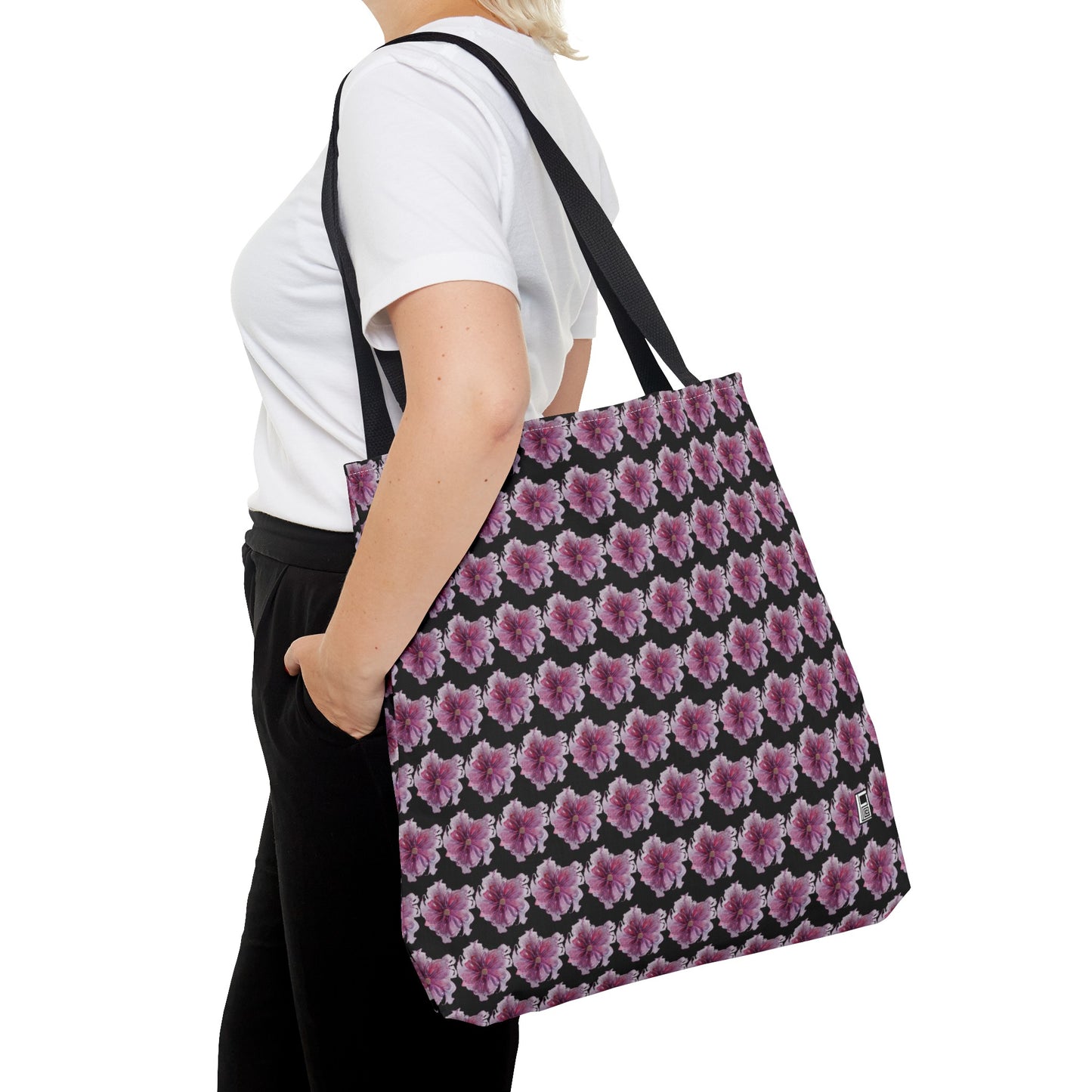 Tote Bag - No. 269 - Pink & Purple Flower