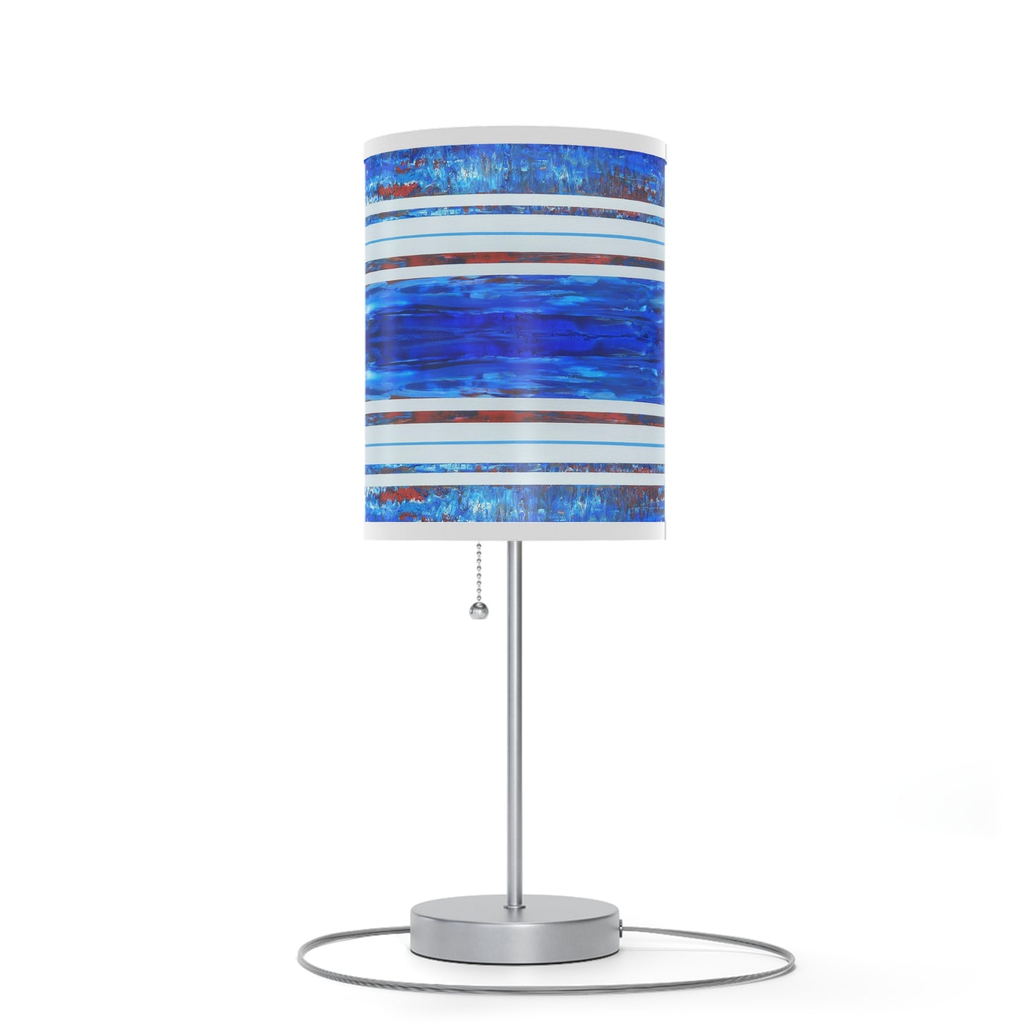 Lamp on a Stand, US|CA plug - No. 140 - 'Thin Blue Line'