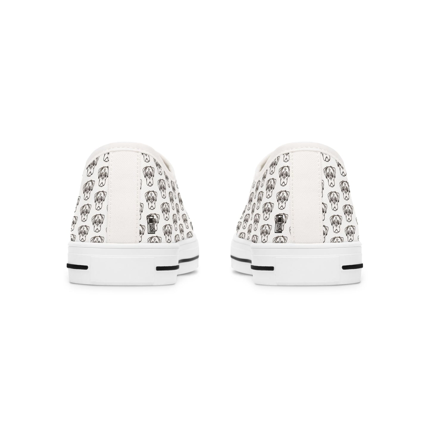 Women's Low Top Sneakers - No. PUG WE