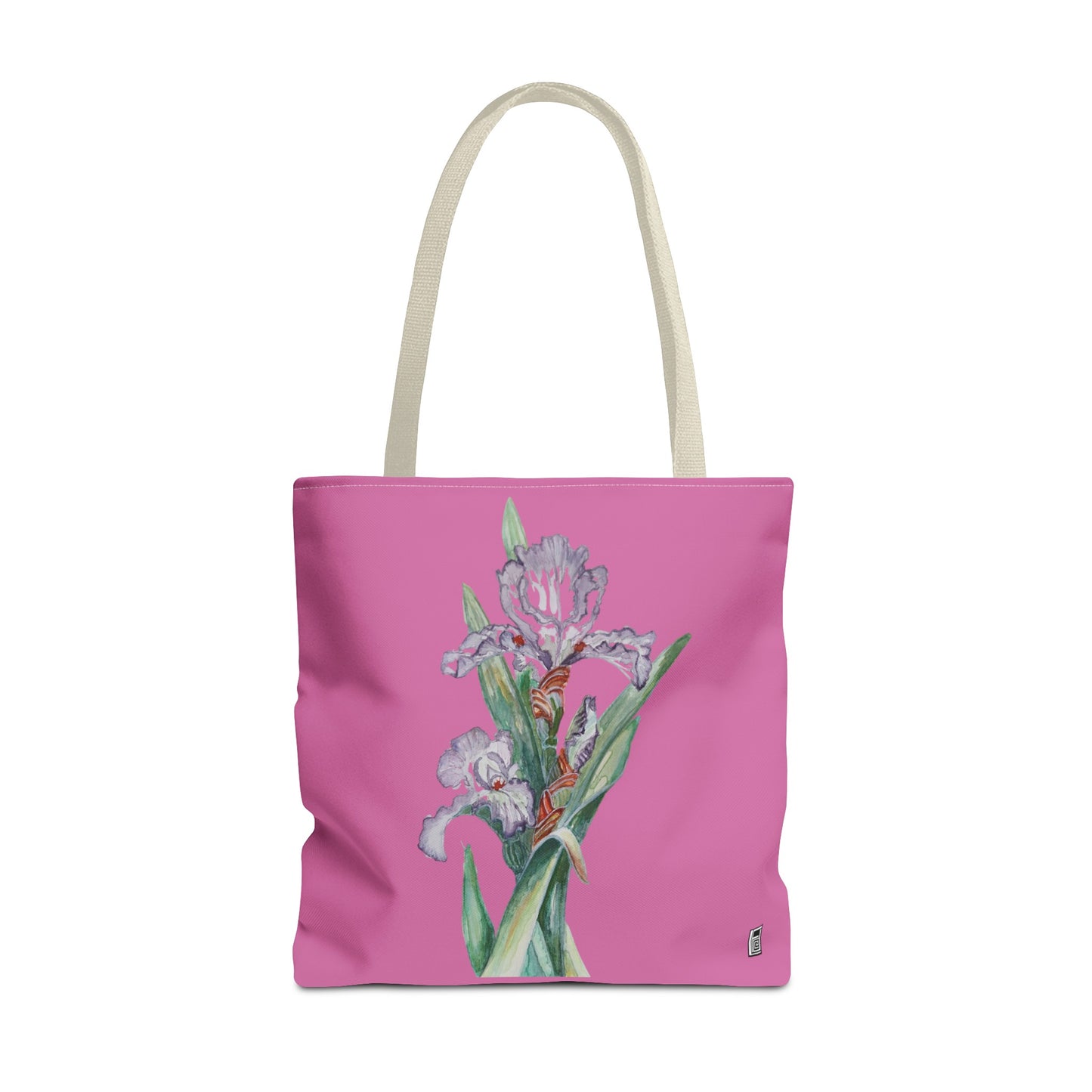 Tote Bag - No. 272 - Purple Orchid on Pink