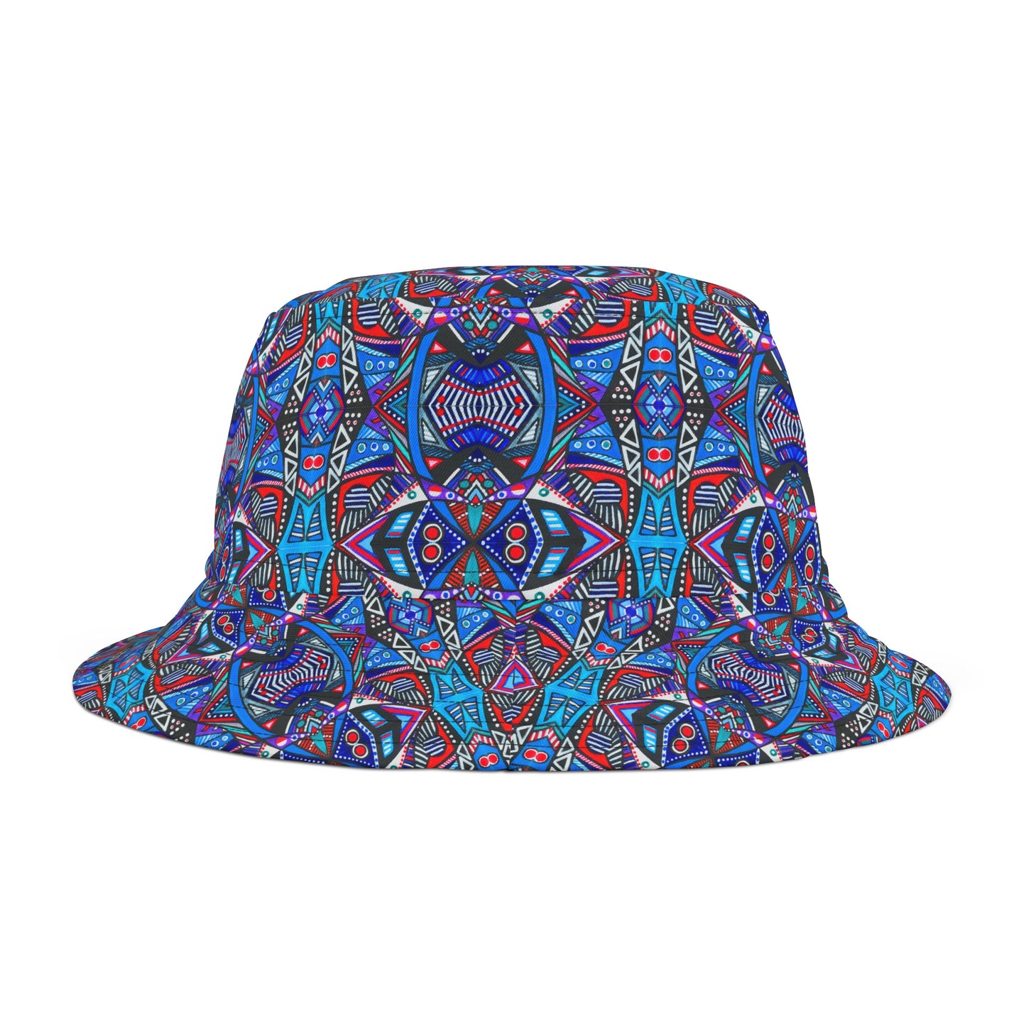 Bucket Hat - No. 292 - Abstract Pattern Navy