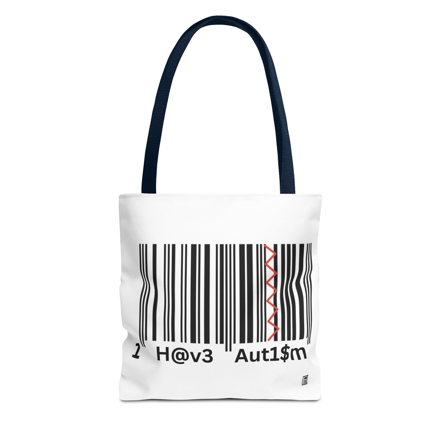 Tote Bag - No. 310 - Black & White 'I Have Autism'