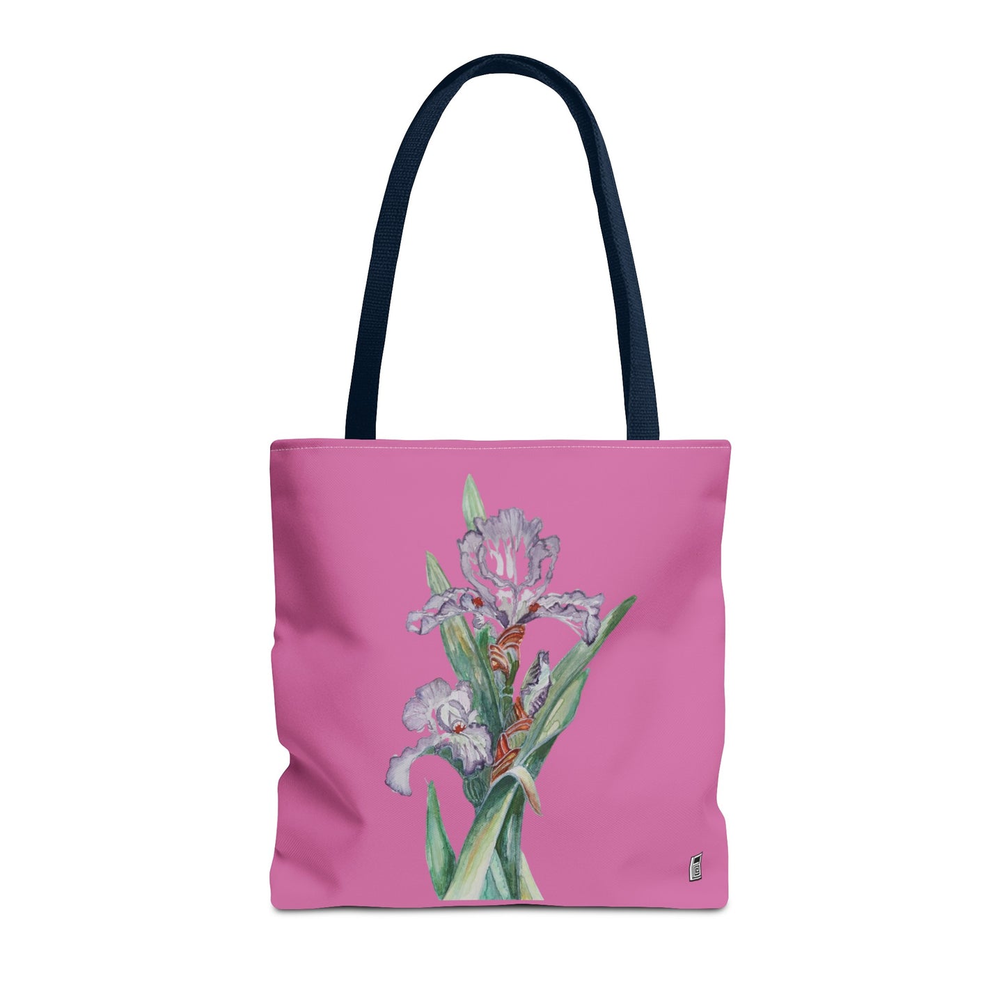 Tote Bag - No. 272 - Purple Orchid on Pink