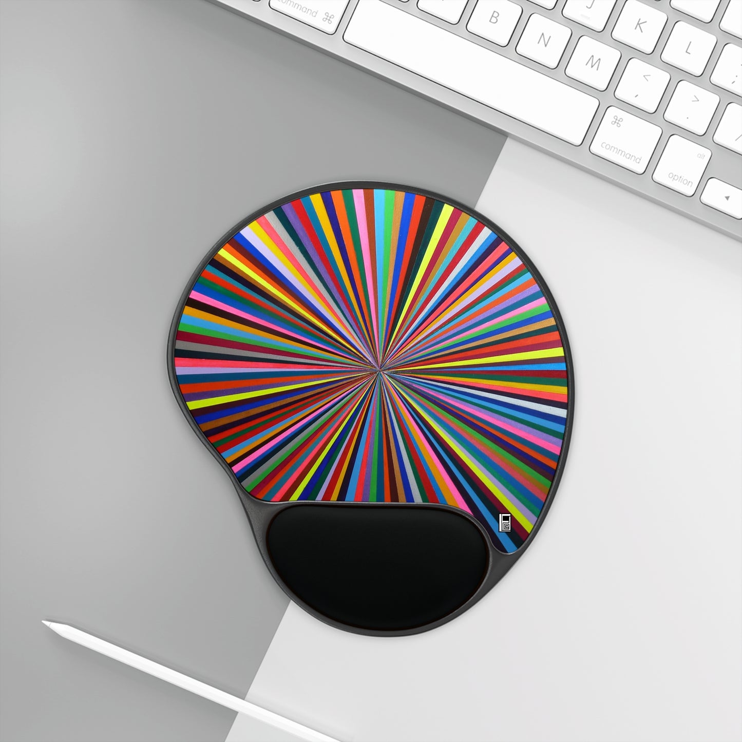 Mouse Pad With Wrist Rest - No. 205 - Spectrum
