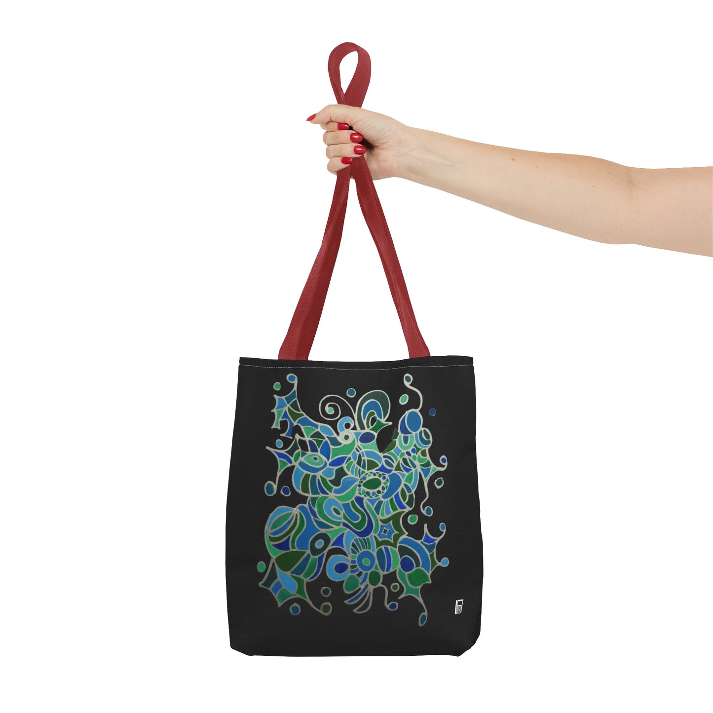 Tote Bag - No.146 - A 'Bird of Paradise' on Black