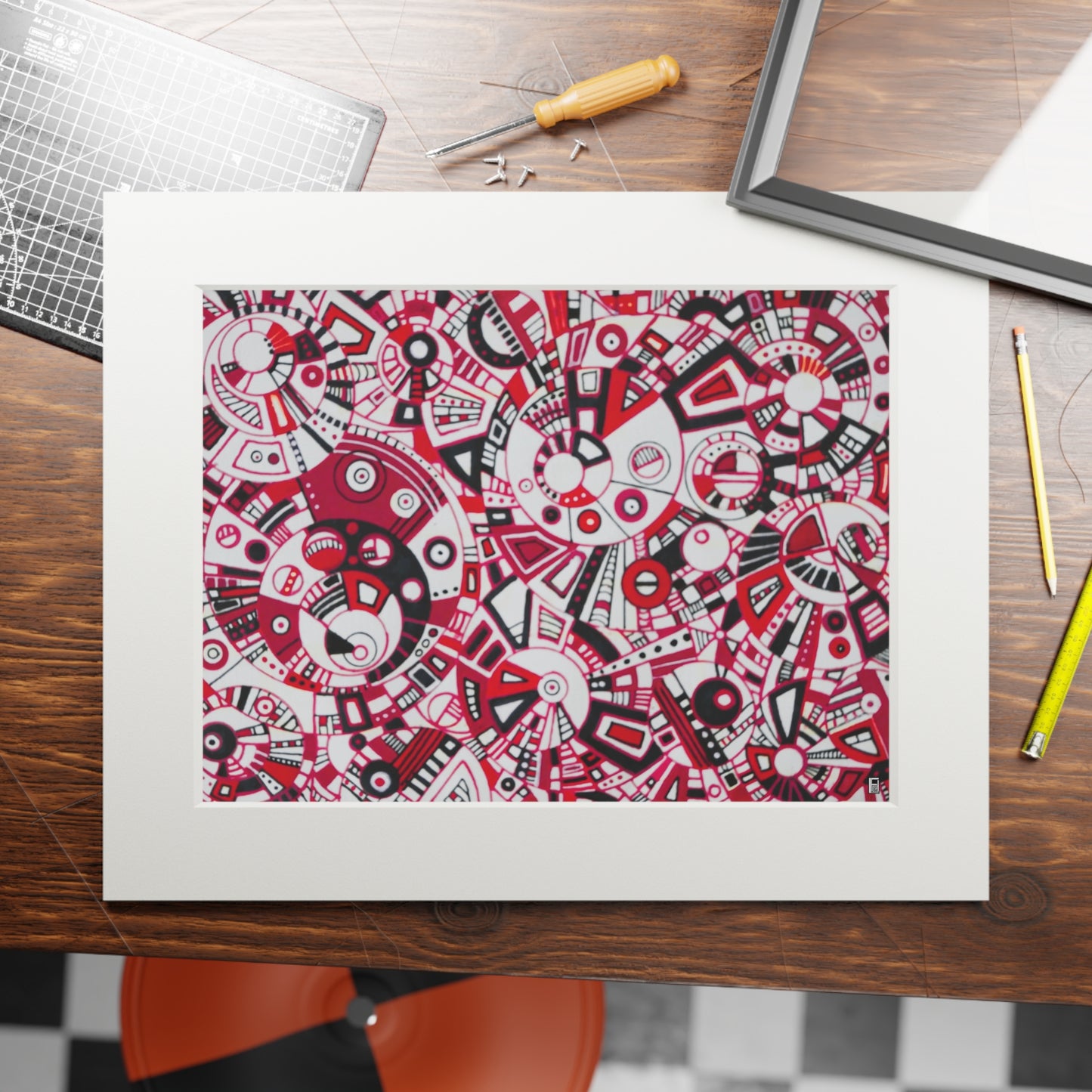 Fine Art Print (Cardboard Frame) - No. 276 - 'Interlocked'