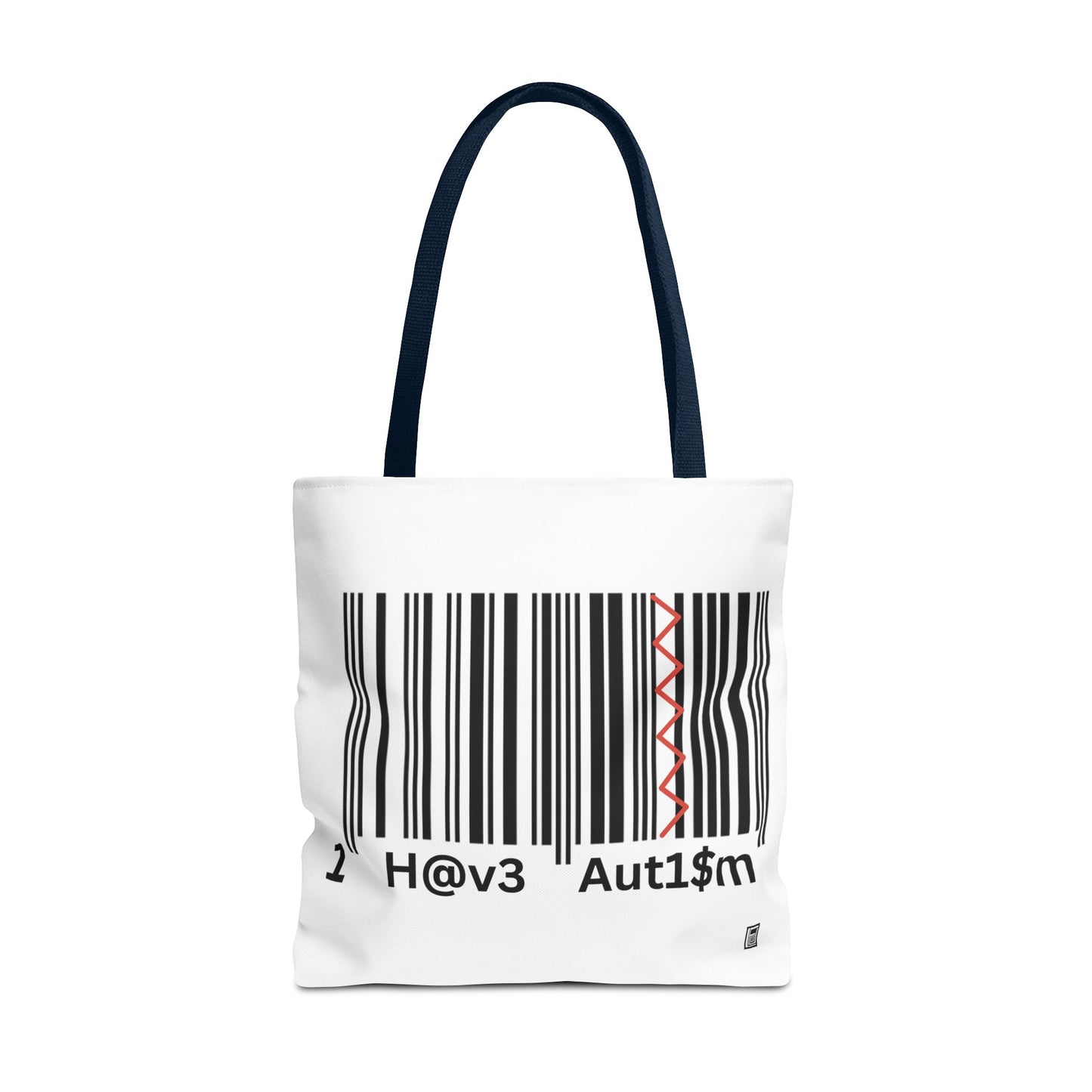 Tote Bag - No. 310 - Black & White 'I Have Autism'