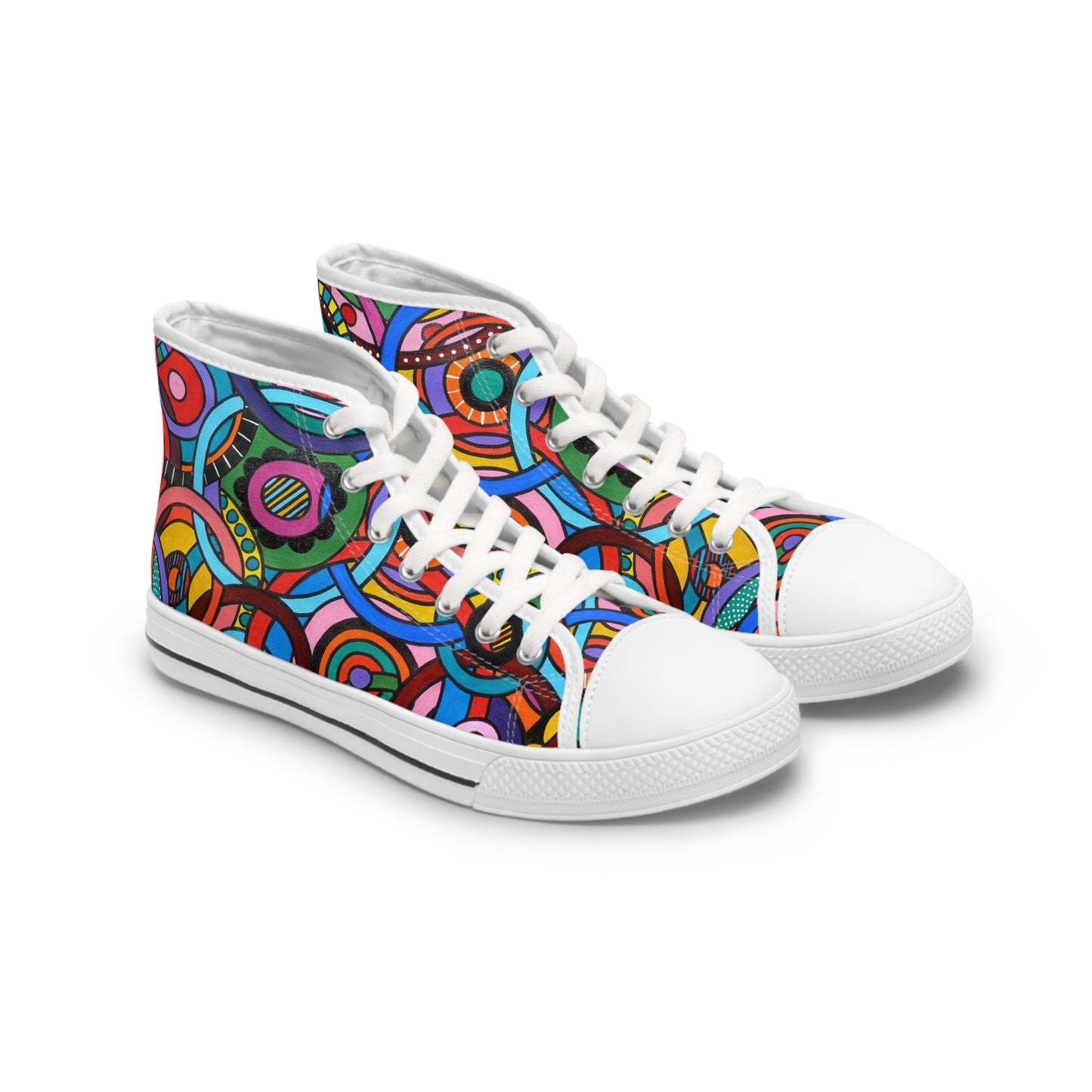 Women's High Top Sneakers - No. 221 - 'Interlinked'