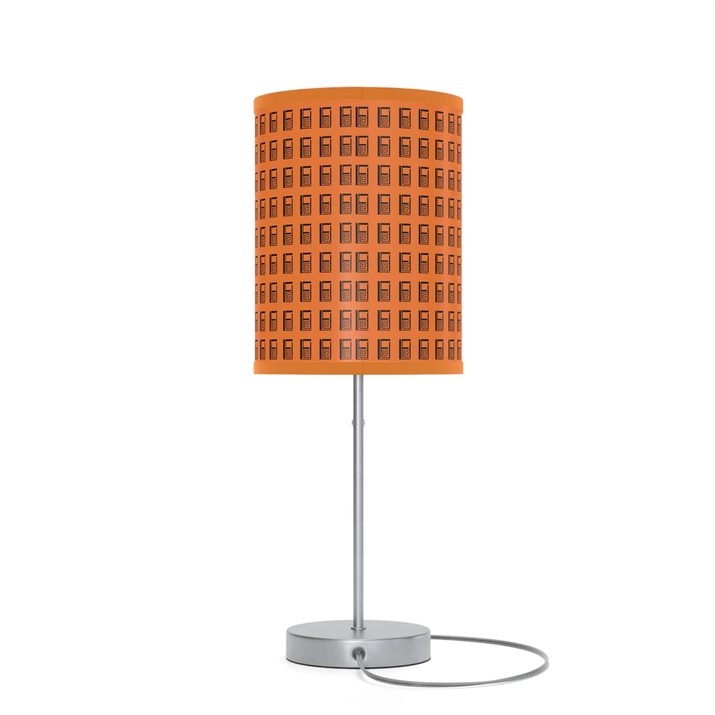 Lamp on a Stand, US|CA plug, No. 000OE - Black Logo on Orange
