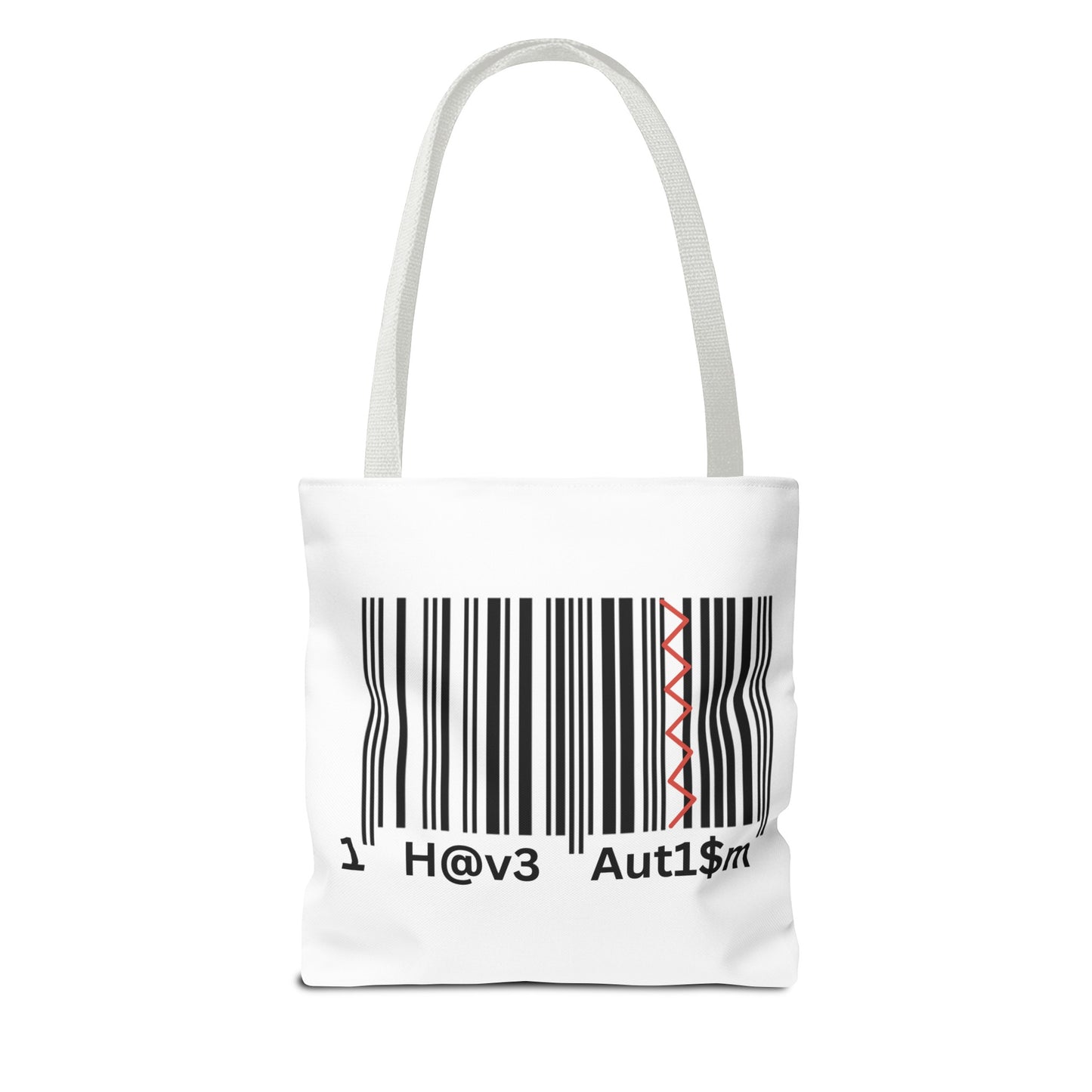 Tote Bag - No. 310 - Black & White 'I Have Autism'