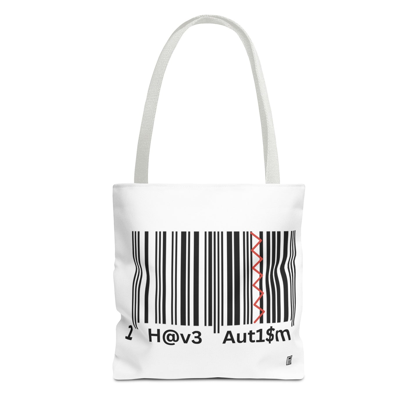 Tote Bag - No. 310 - Black & White 'I Have Autism'