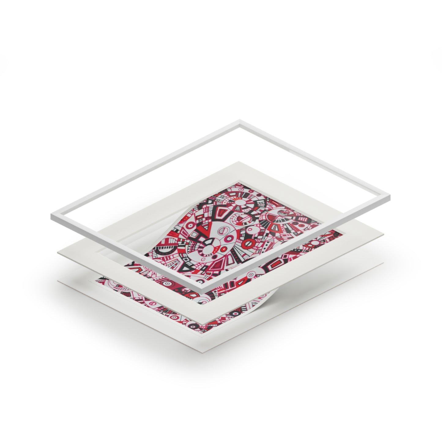 Fine Art Print (Cardboard Frame) - No. 276 - 'Interlocked'