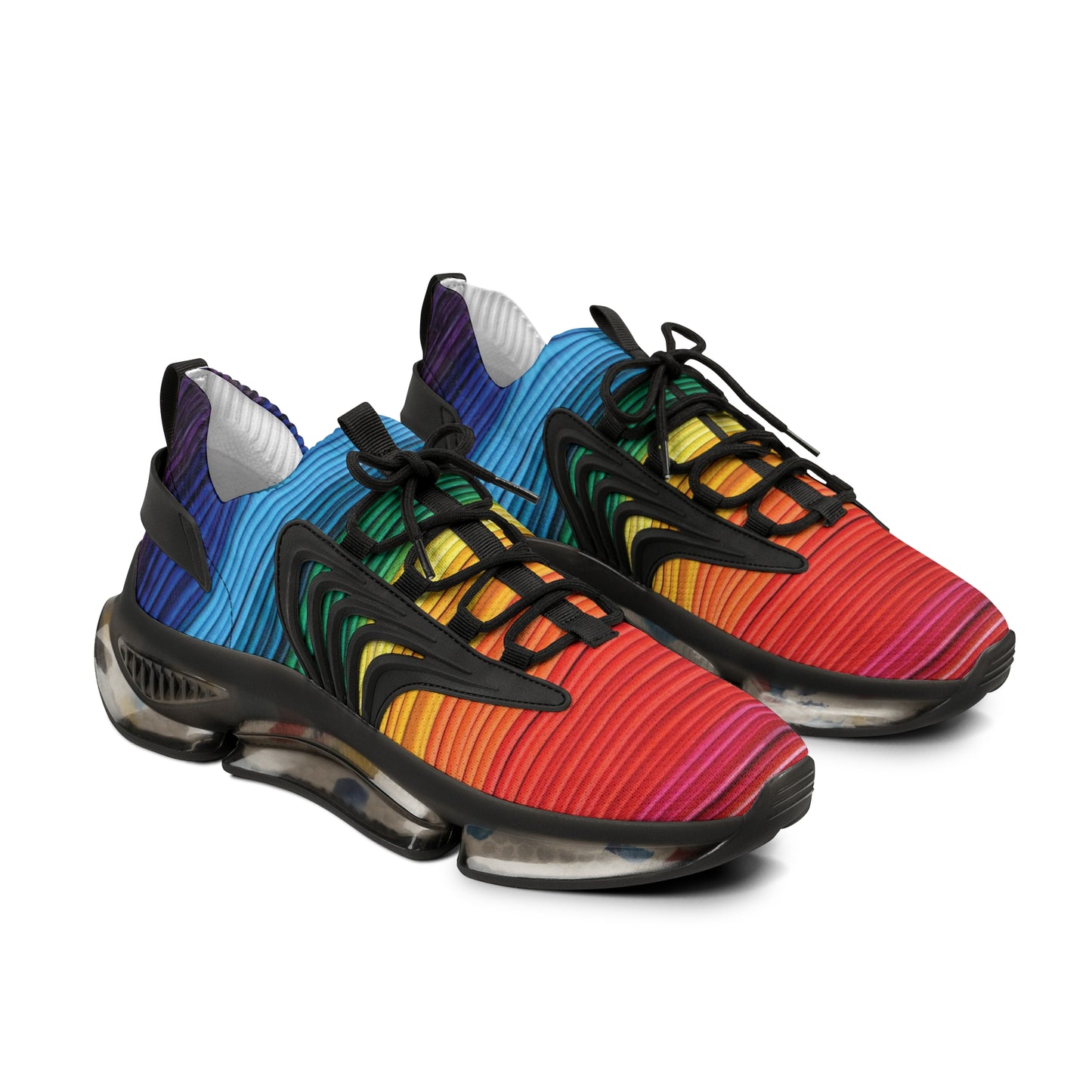 Men's Mesh Sneakers - No. 305 - Rainbow