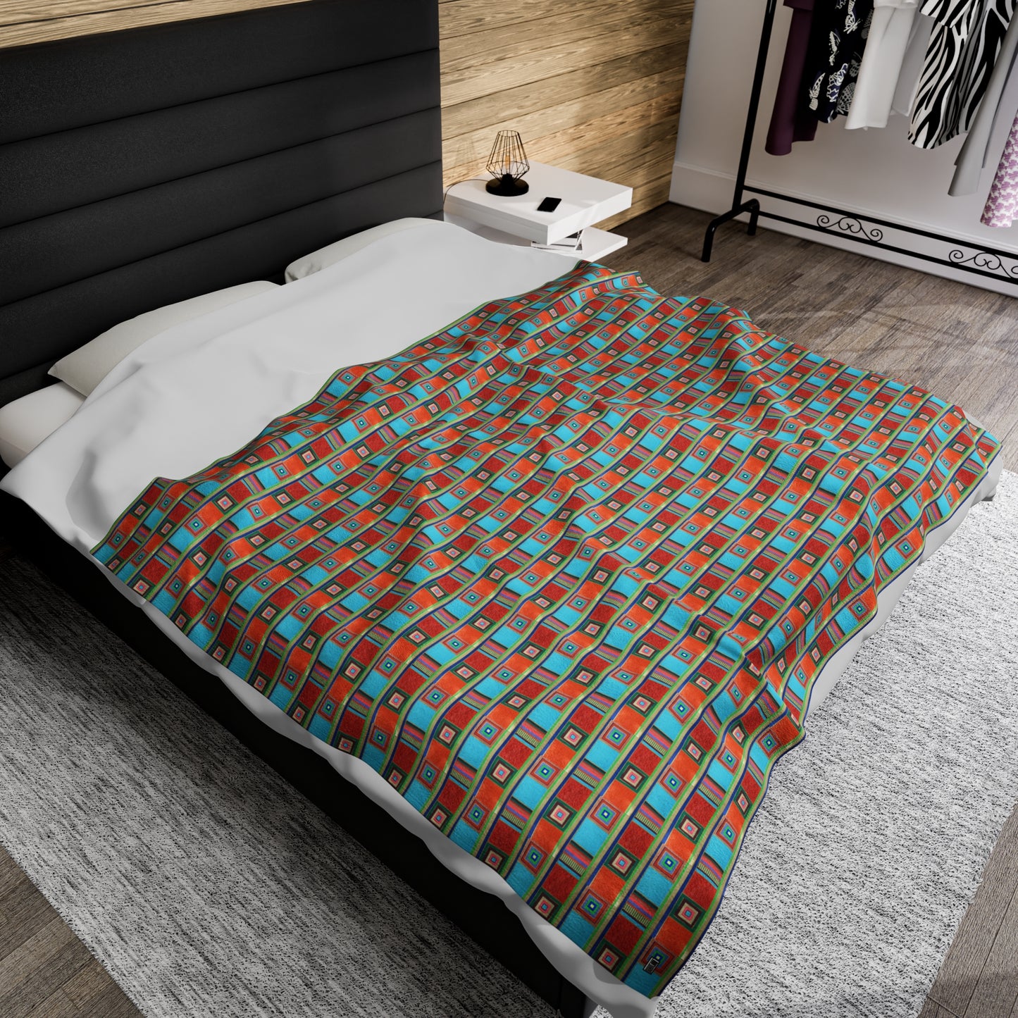 Velveteen Plush Blanket - No. 133 - 'Dyslexic'