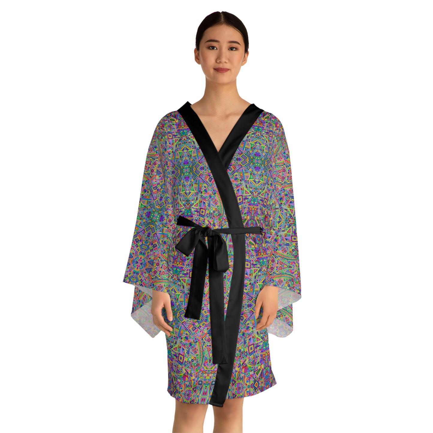 Long Sleeve Kimono Robe - No. 259