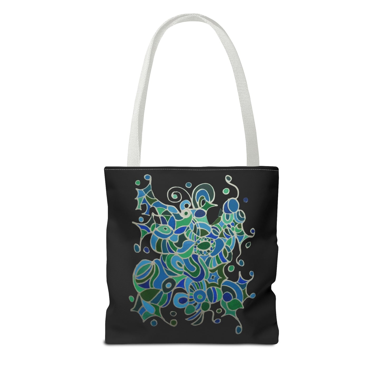 Tote Bag - No.146 - A 'Bird of Paradise' on Black