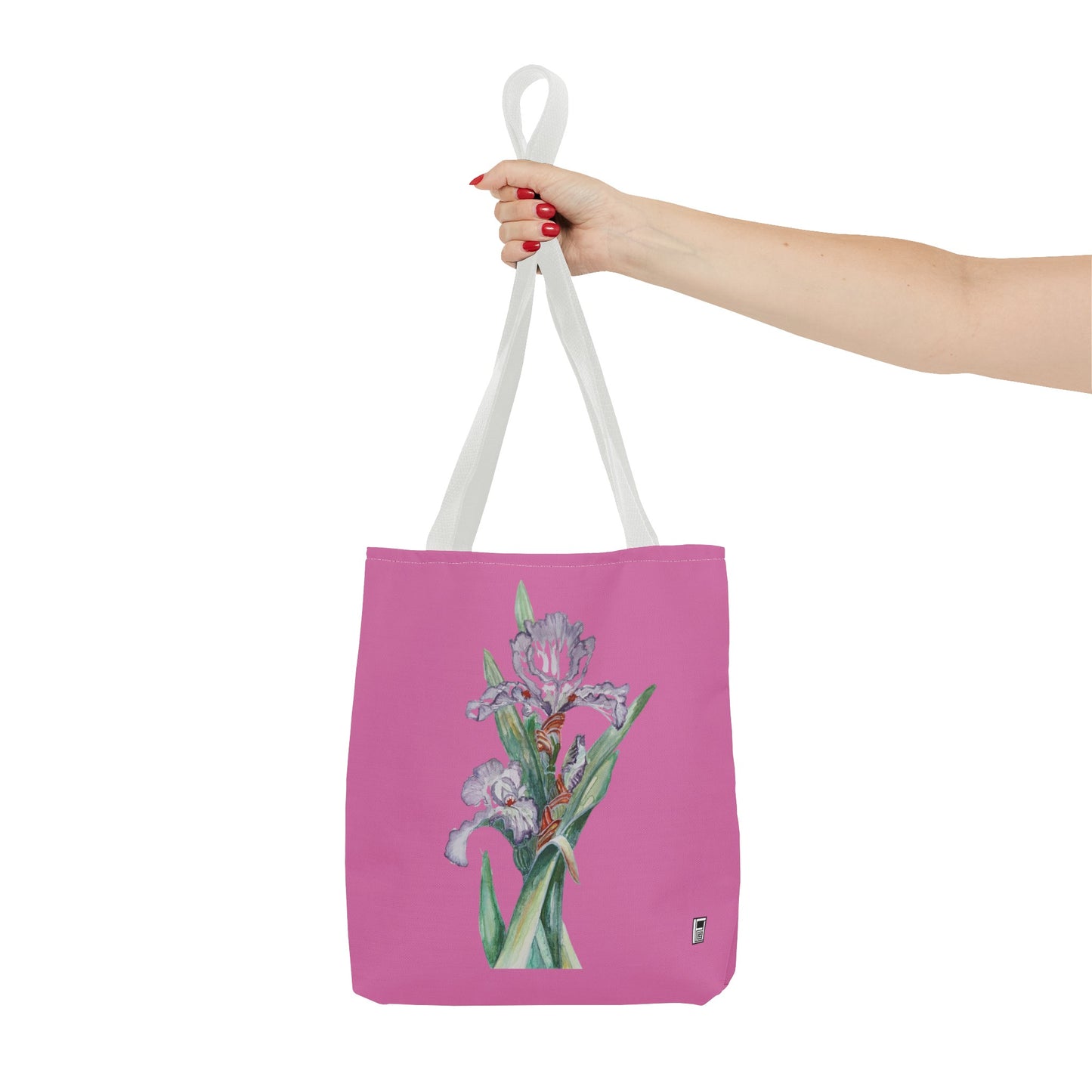 Tote Bag - No. 272 - Purple Orchid on Pink