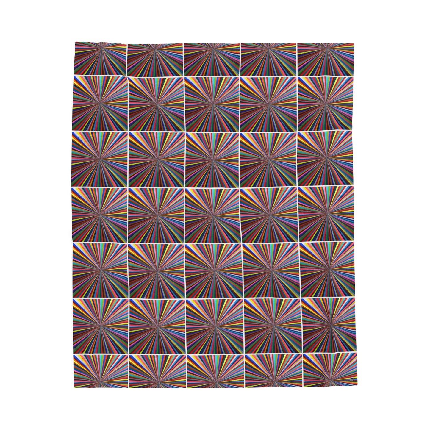 Velveteen Plush Blanket - No. 205 - 'Spectrum'