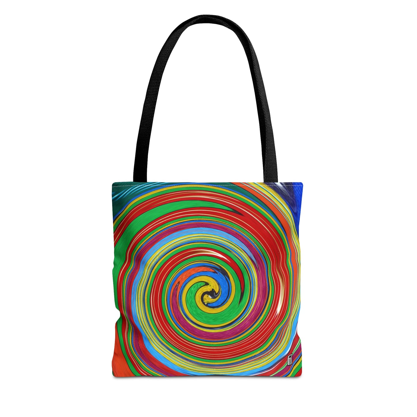 Tote Bag - No.303 - 'Swirl Blue & Orange'