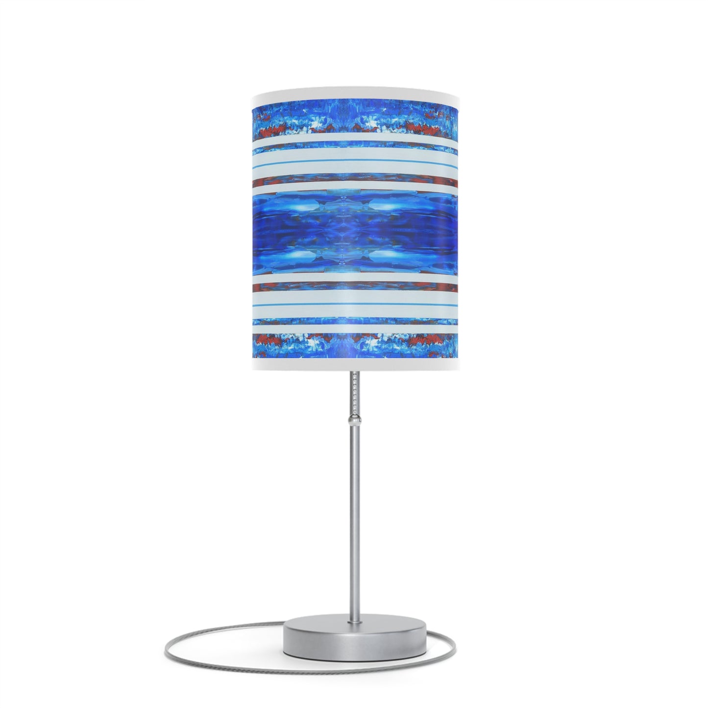 Lamp on a Stand, US|CA plug - No. 140 - 'Thin Blue Line'