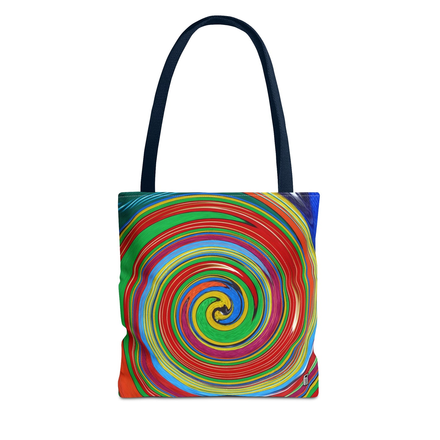 Tote Bag - No.303 - 'Swirl Blue & Orange'