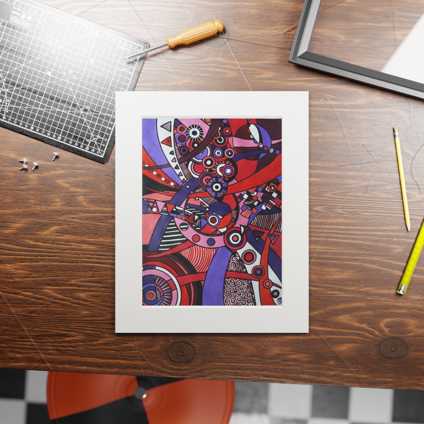 Fine Art Print (Cardboard Frame) - No. 220 - 'Connections'