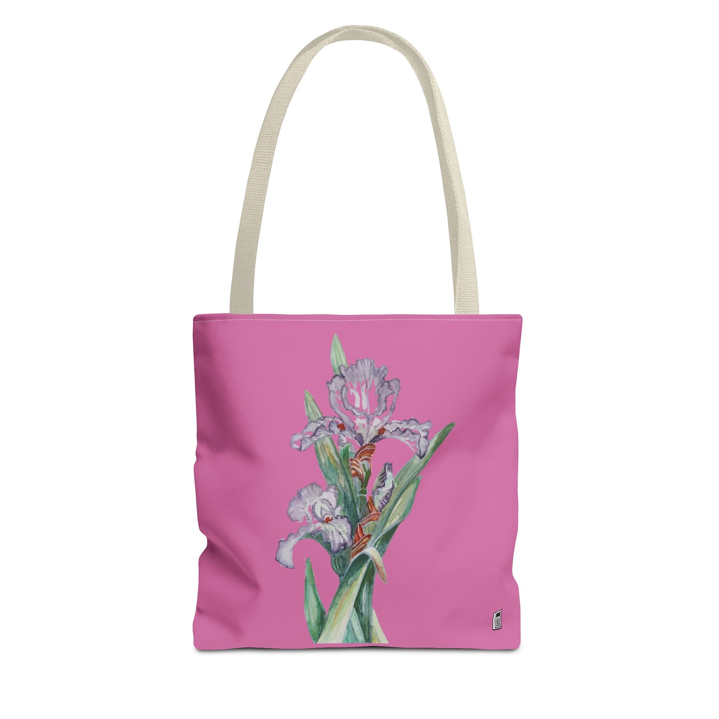 Tote Bag - No. 272 - Purple Orchid on Pink